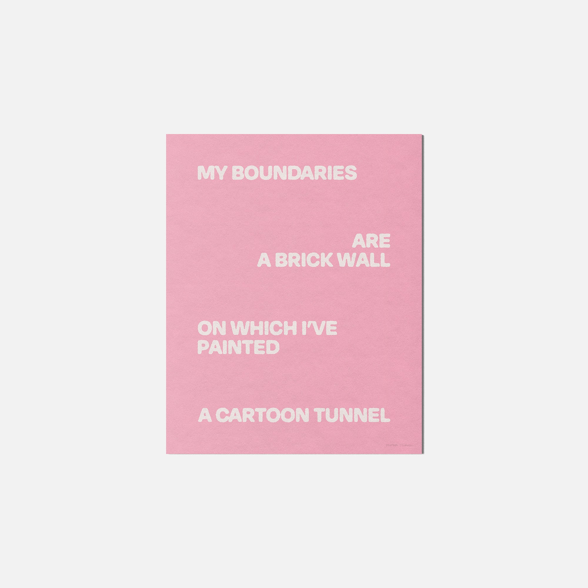 BOUNDARIES PRINT