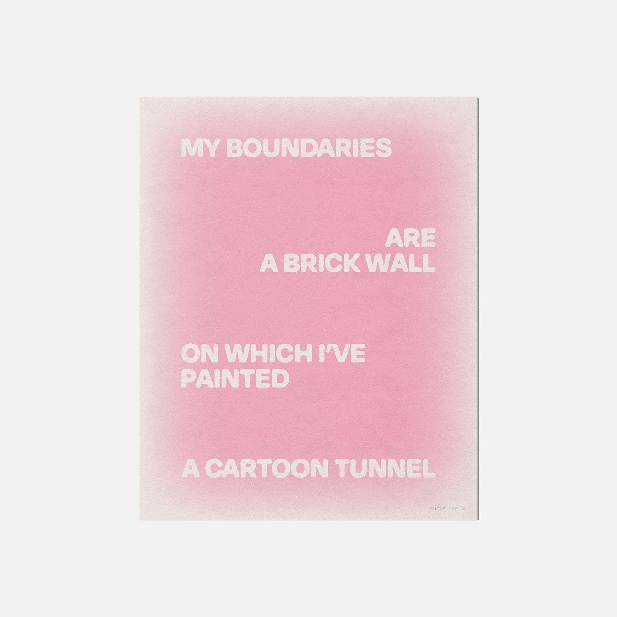 BOUNDARIES PRINT