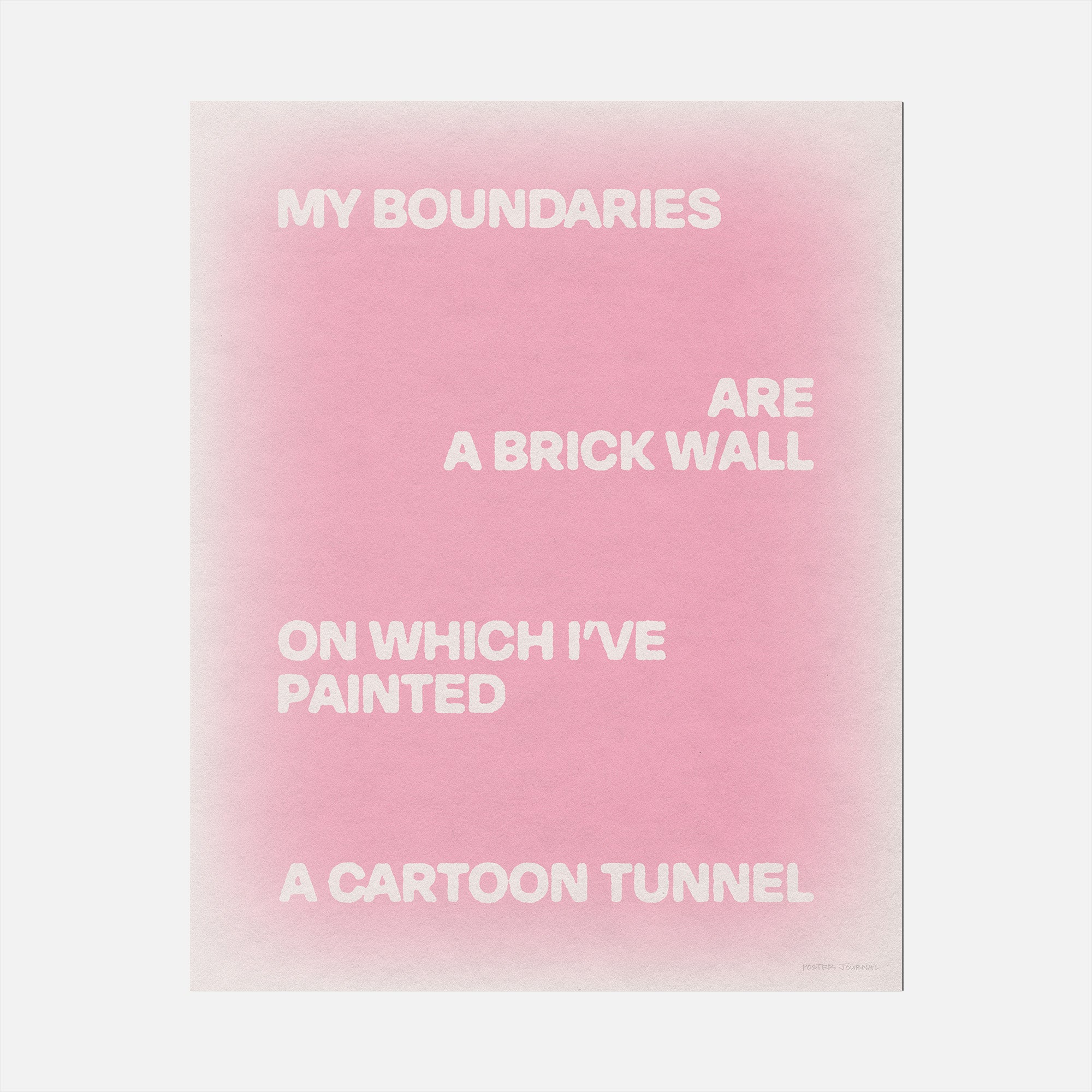 BOUNDARIES PRINT