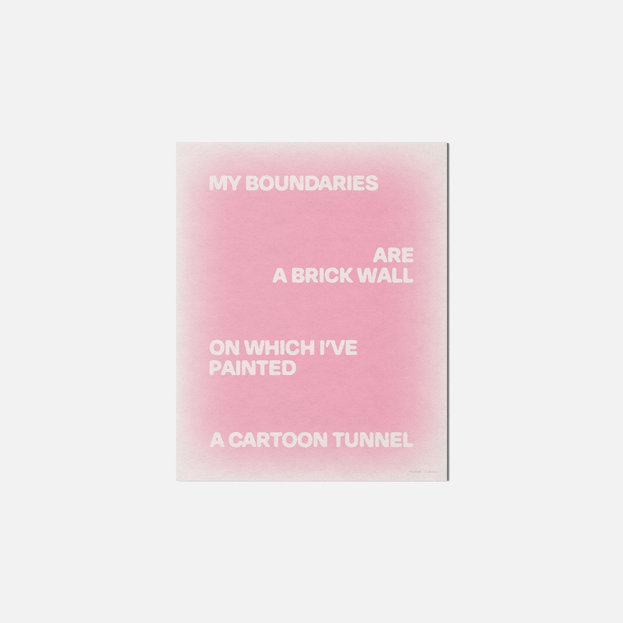 BOUNDARIES PRINT