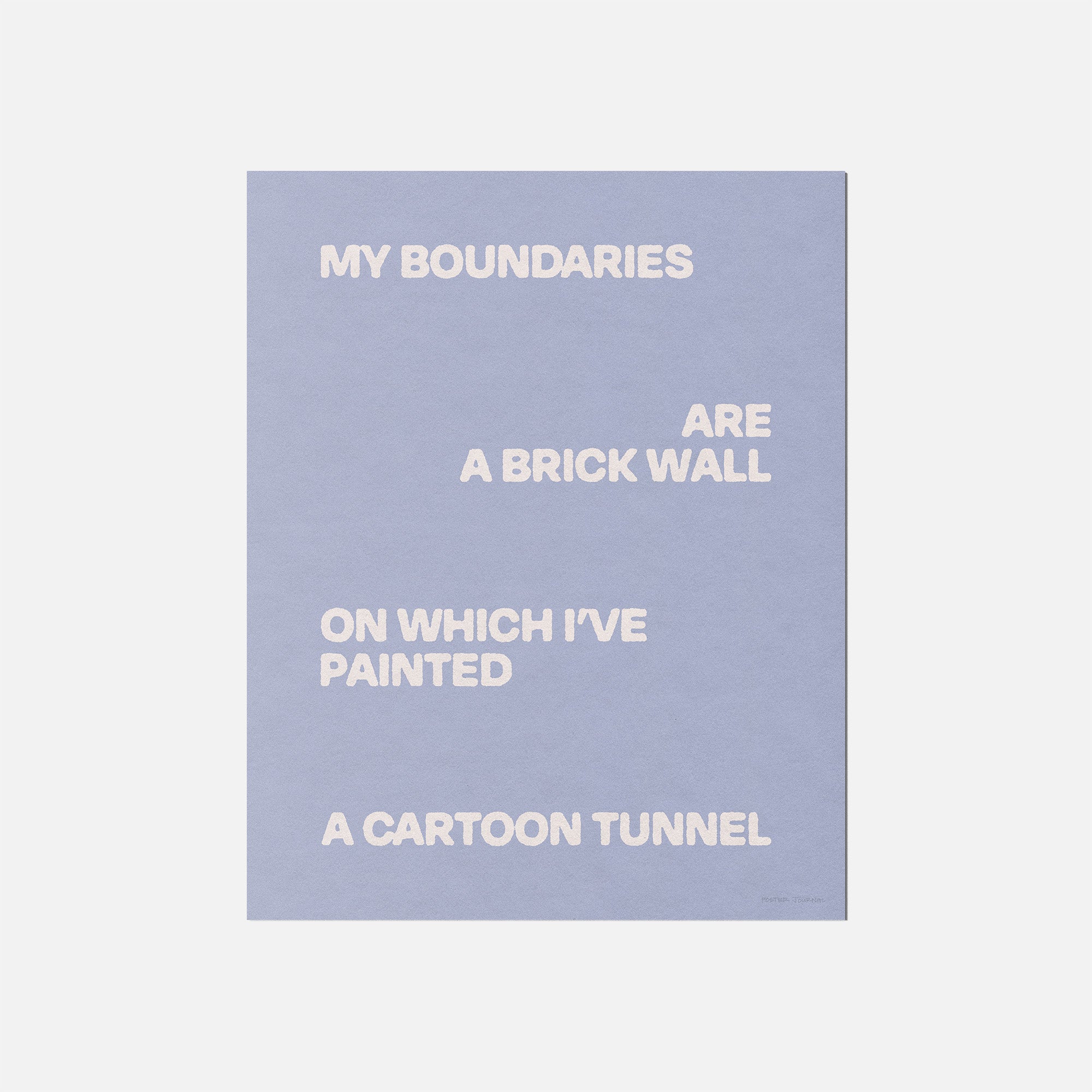 BOUNDARIES PRINT