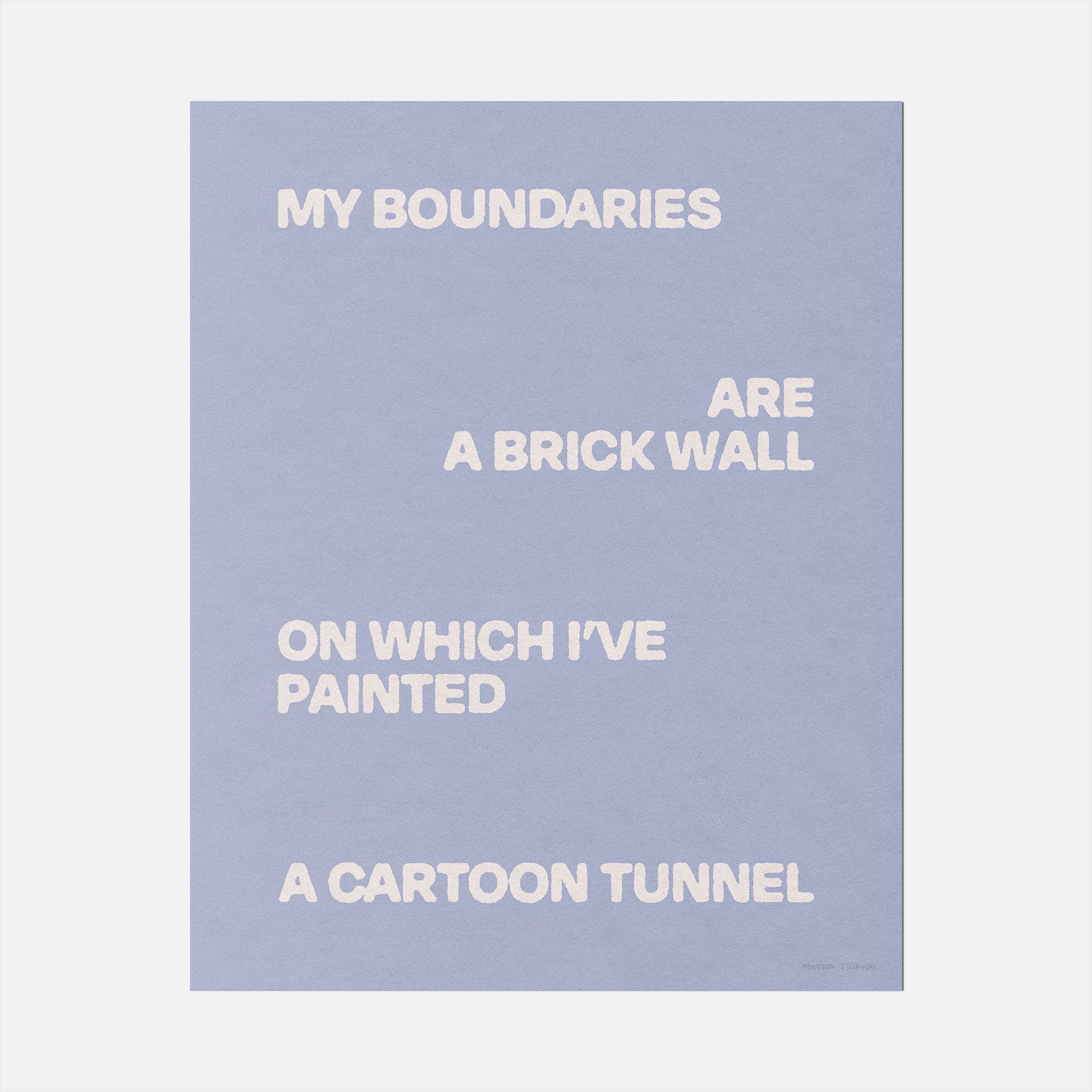 BOUNDARIES PRINT