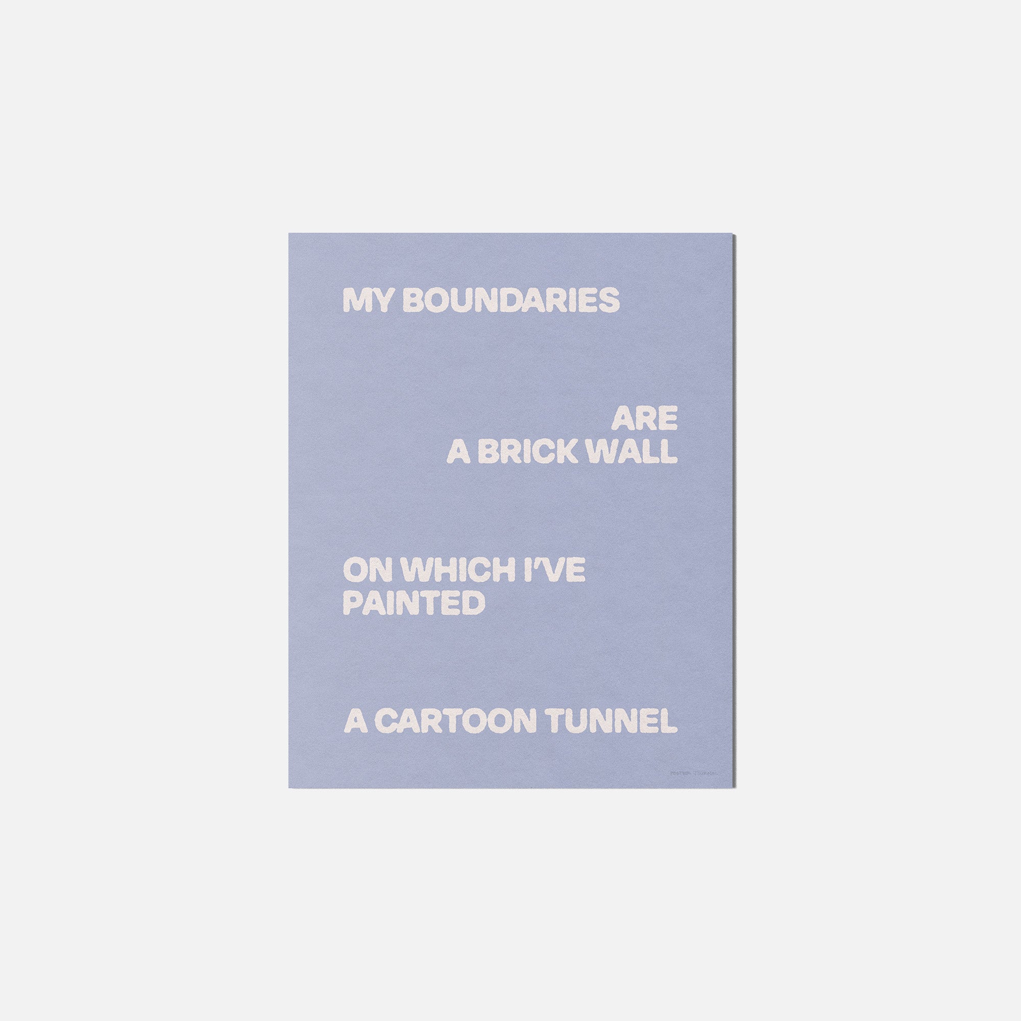 BOUNDARIES PRINT