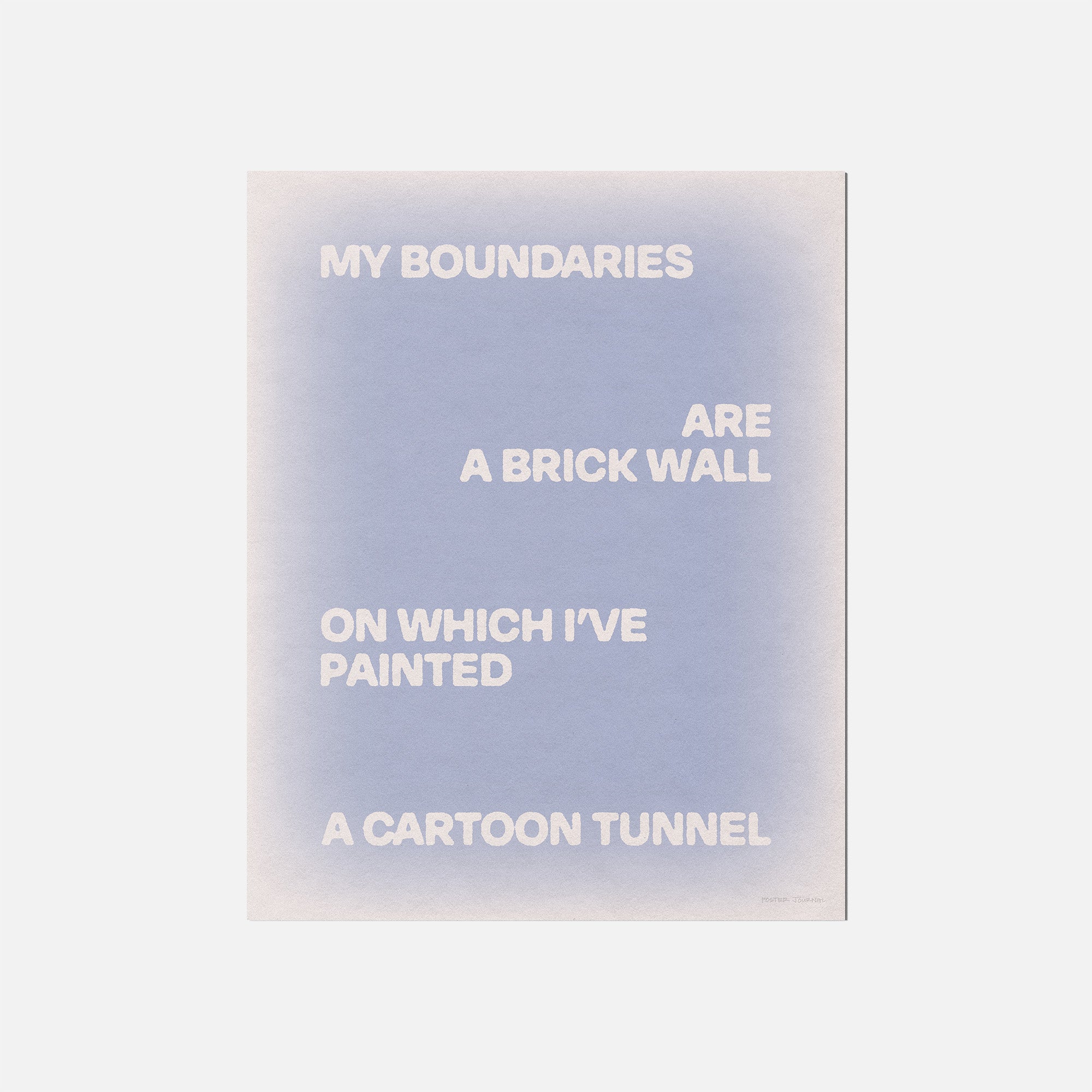 BOUNDARIES PRINT