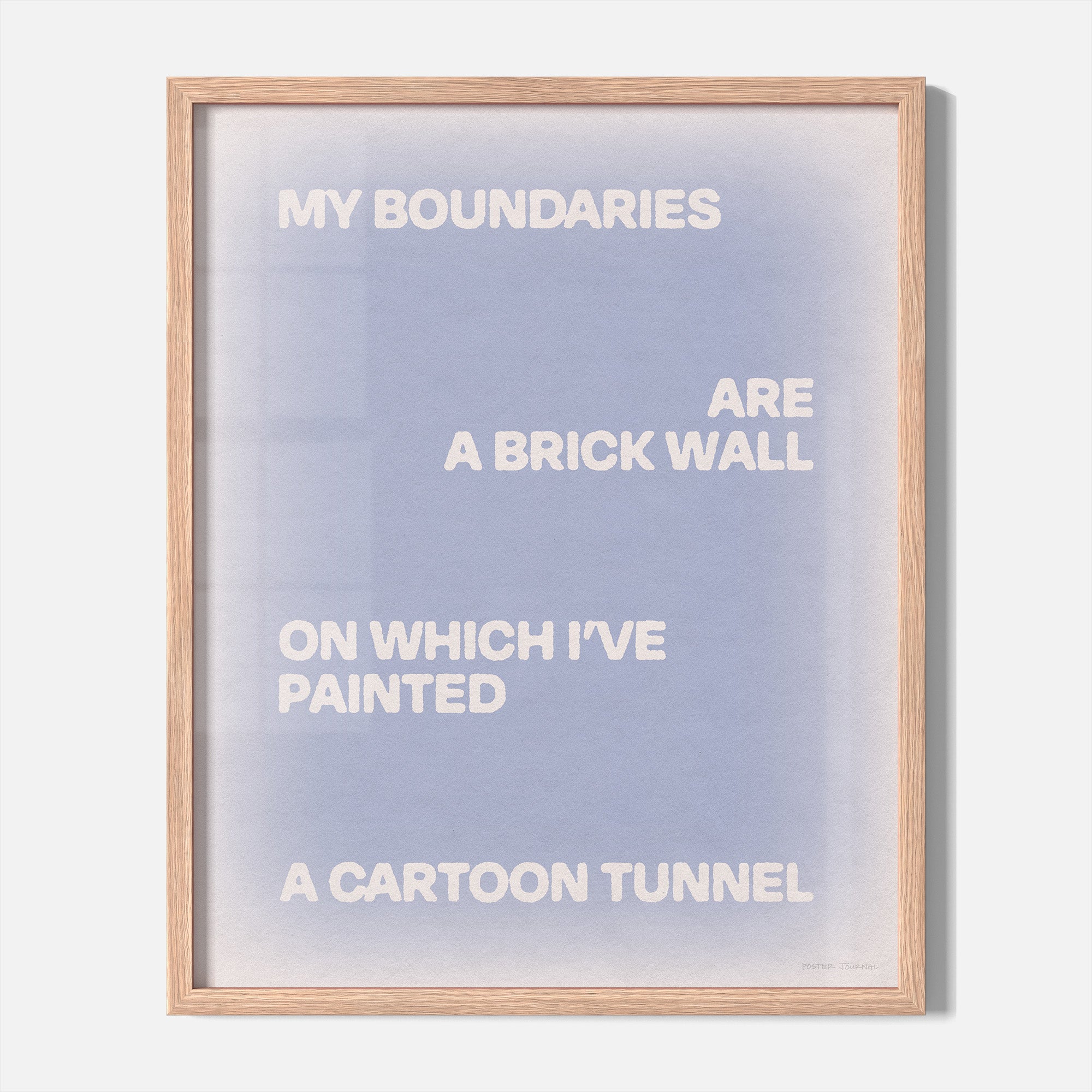 BOUNDARIES PRINT