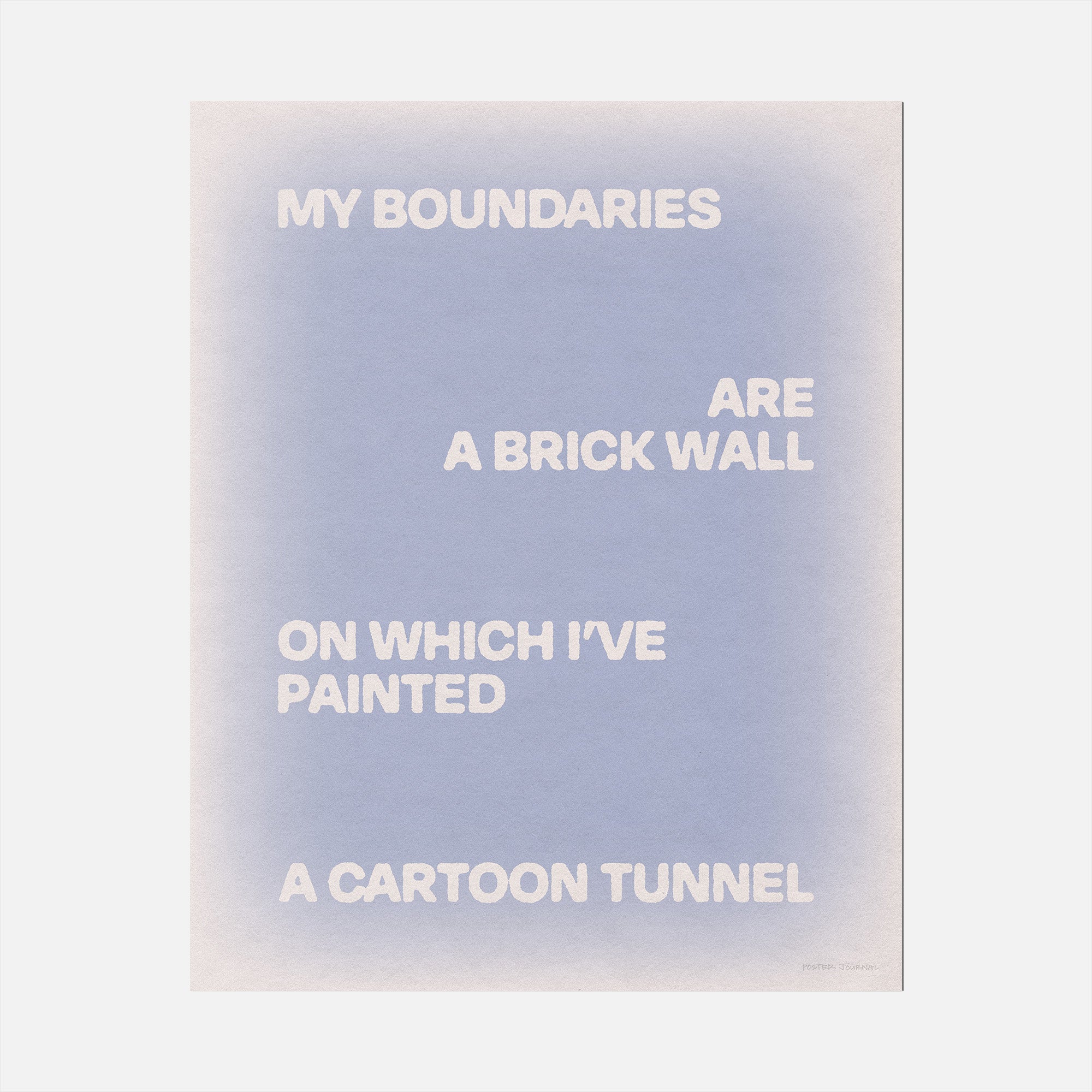 BOUNDARIES PRINT