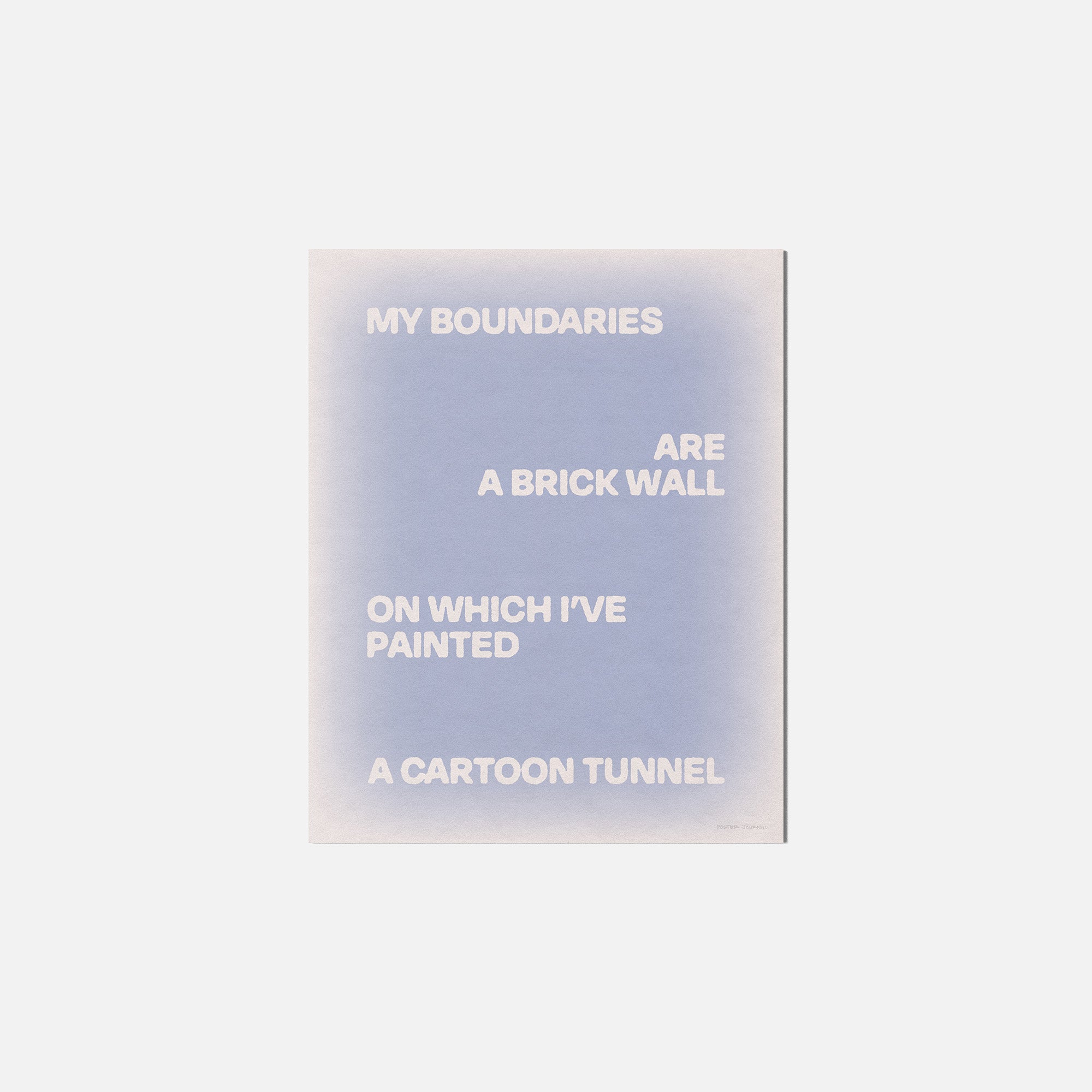 BOUNDARIES PRINT