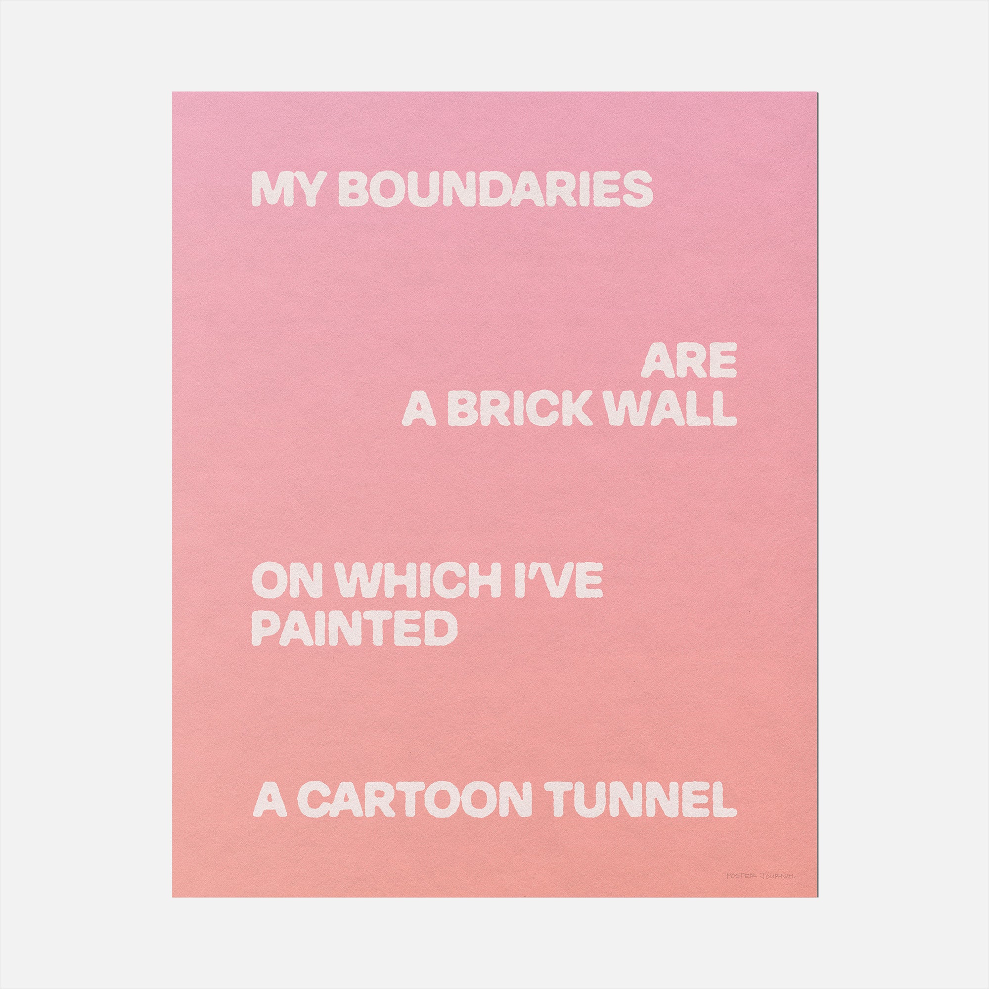 BOUNDARIES PRINT