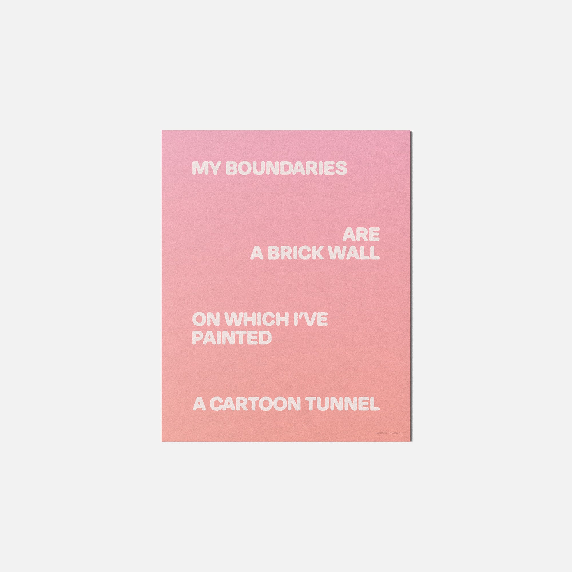 BOUNDARIES PRINT