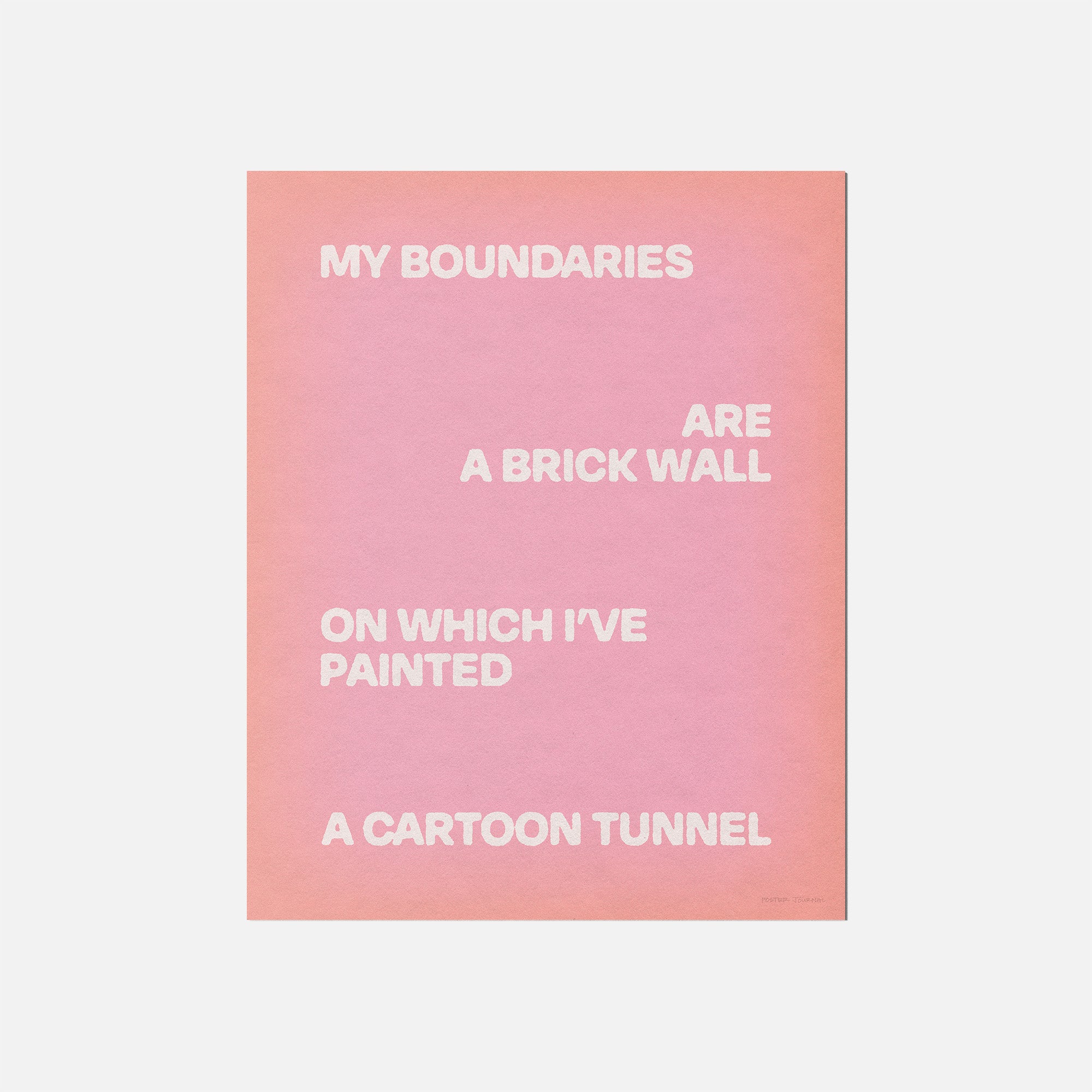 BOUNDARIES PRINT