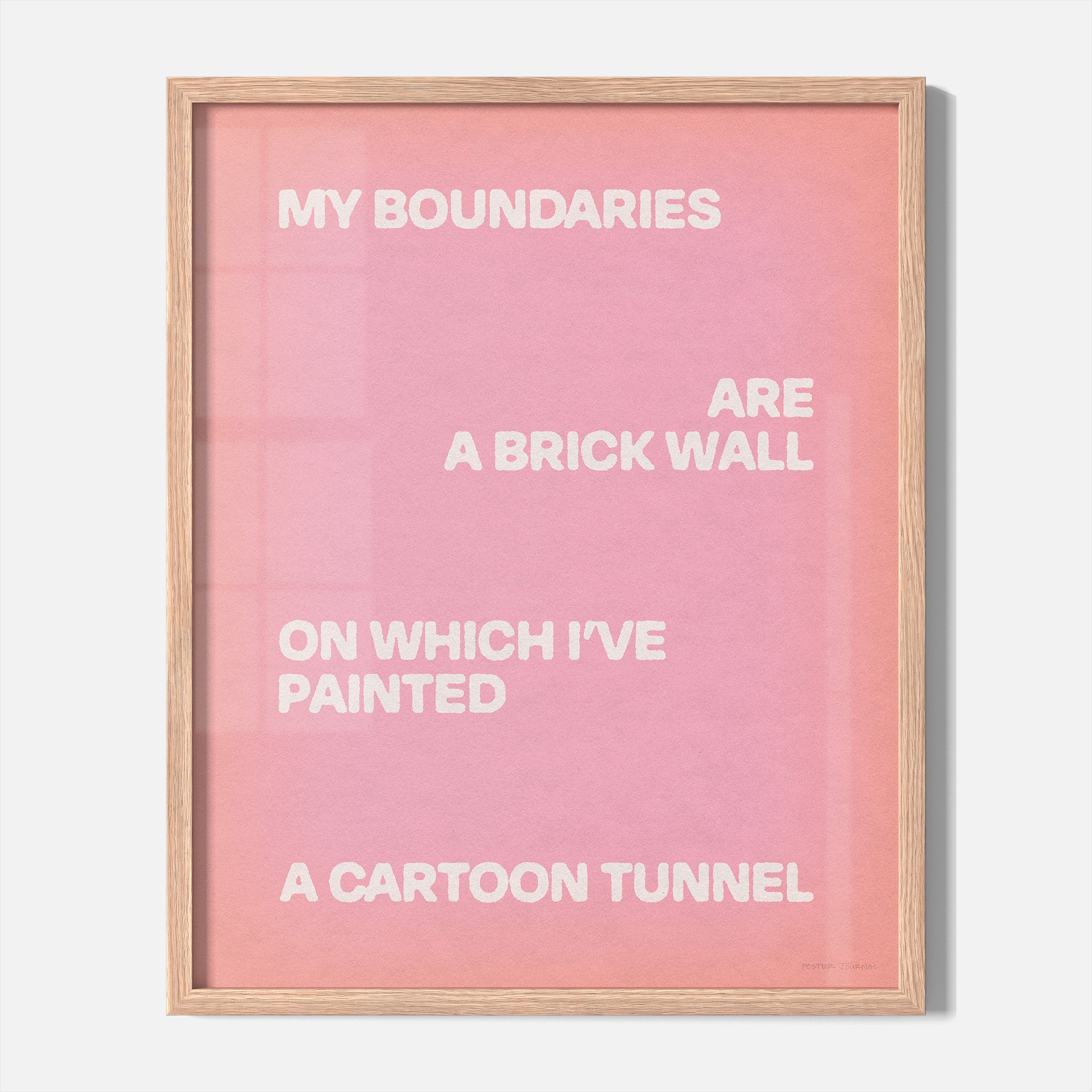 BOUNDARIES PRINT