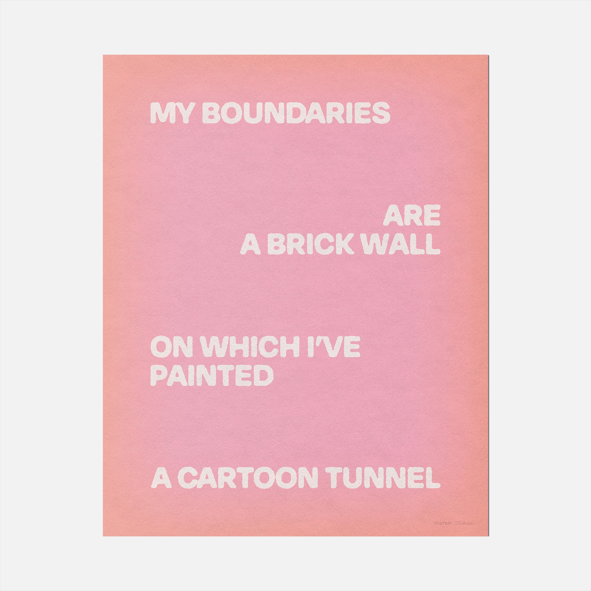 BOUNDARIES PRINT