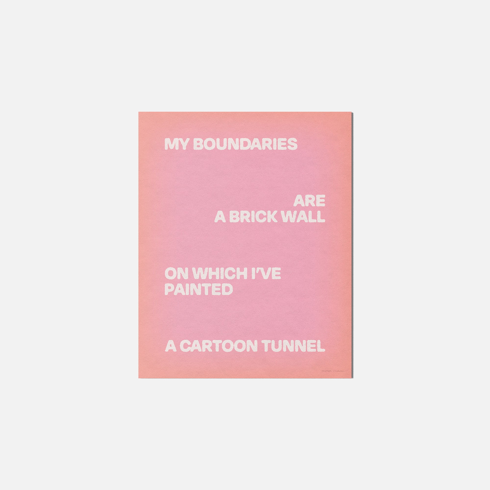 BOUNDARIES PRINT