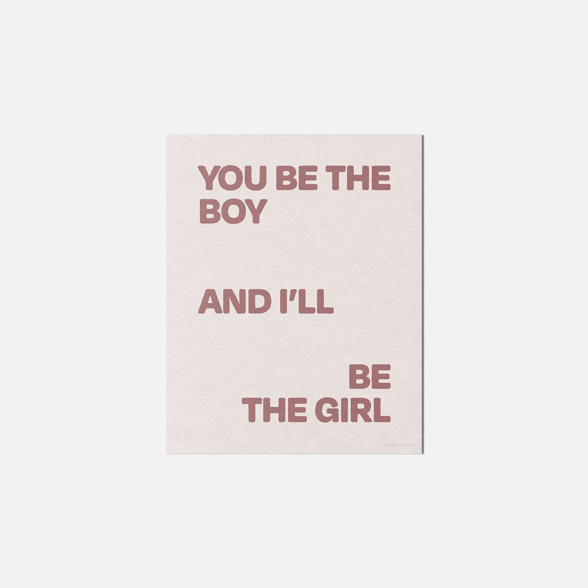 BOY PRINT