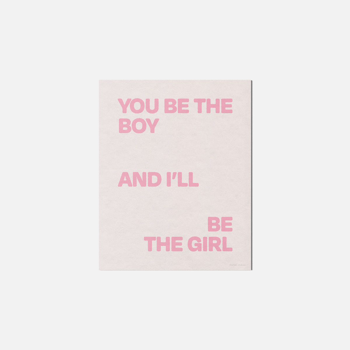 BOY PRINT