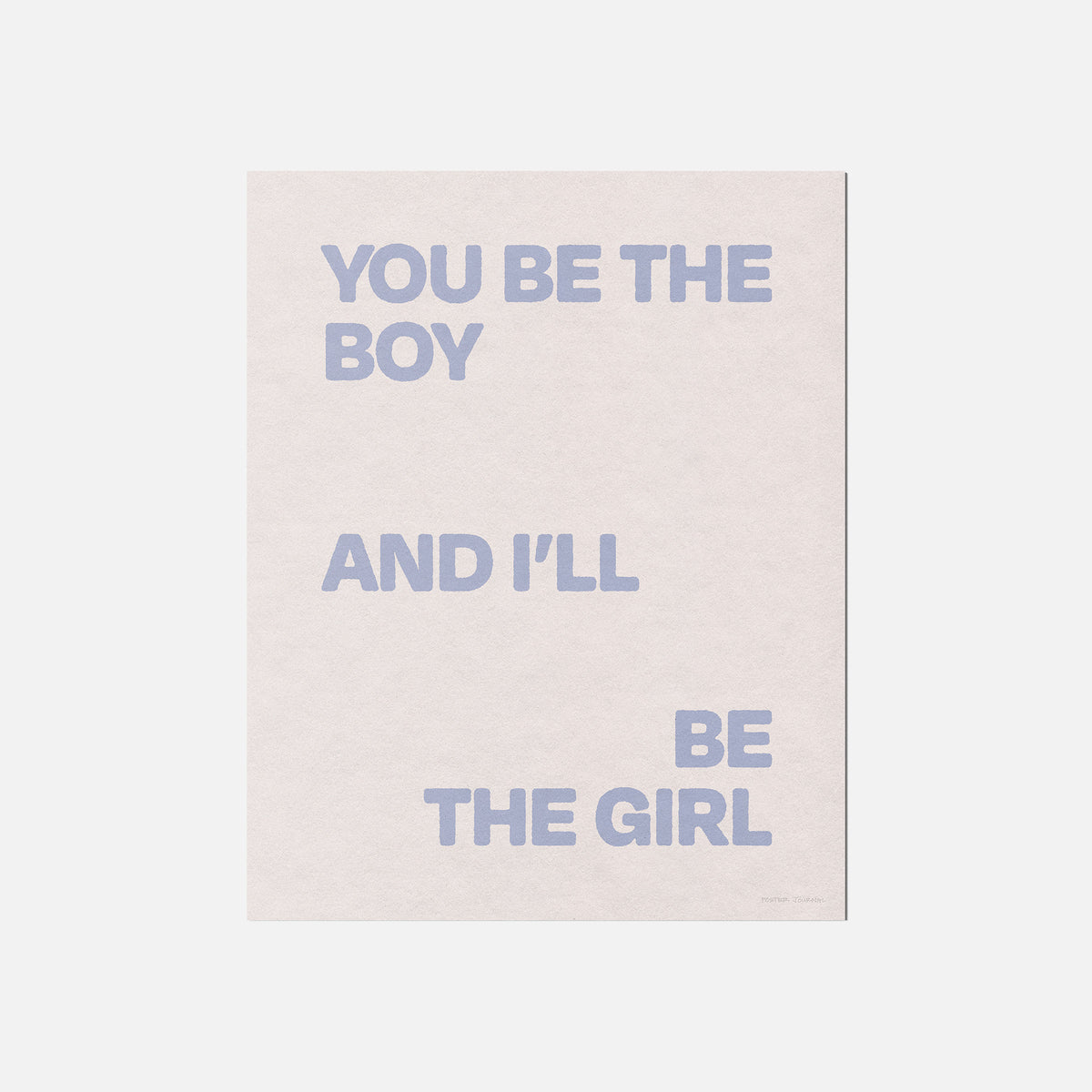 BOY PRINT