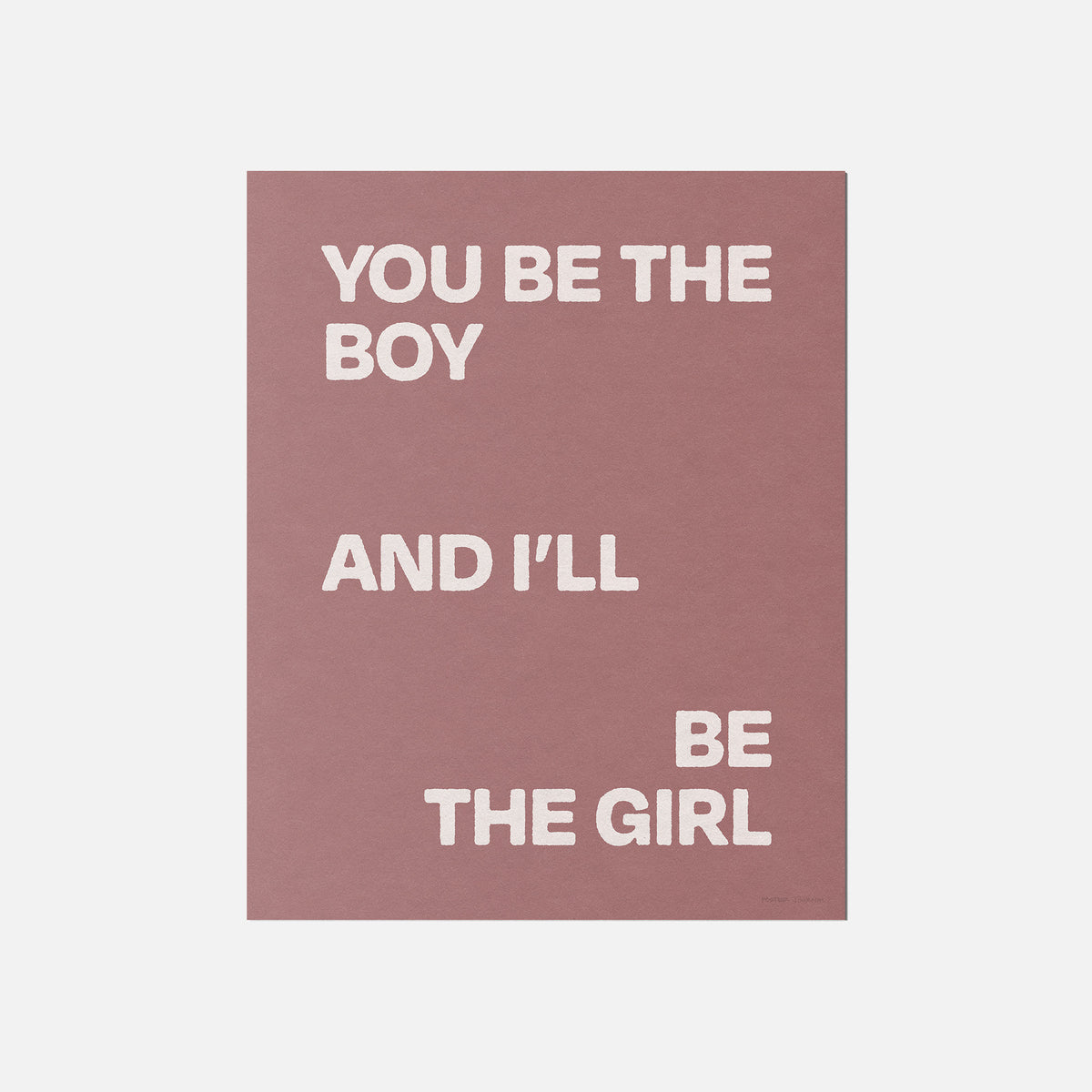 BOY PRINT