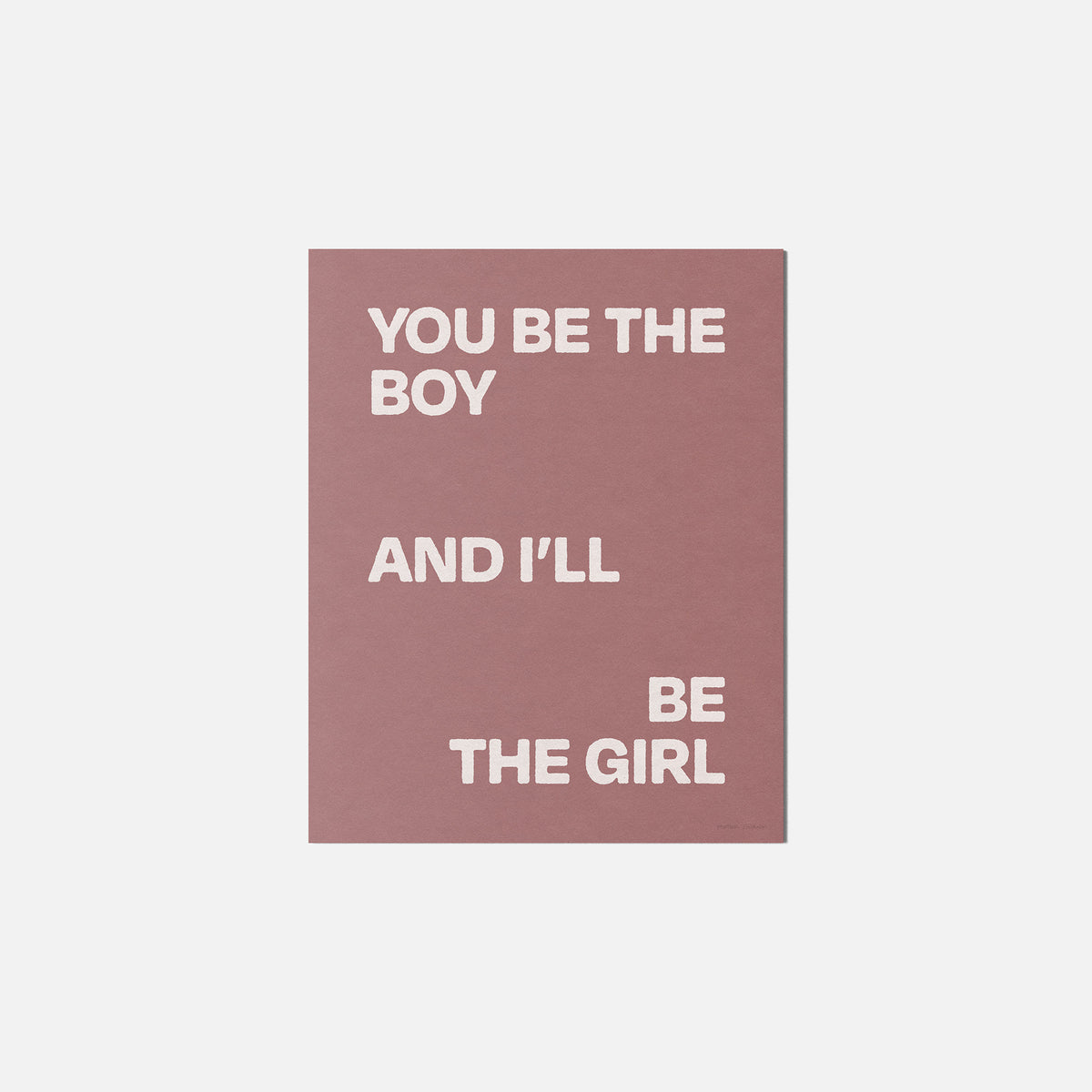 BOY PRINT