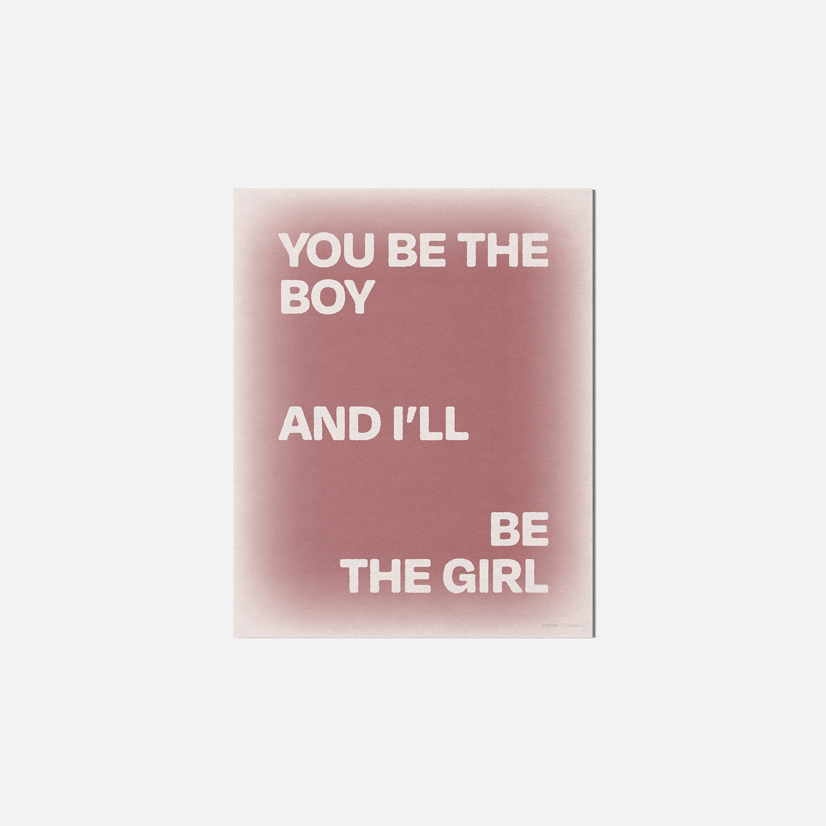 BOY PRINT