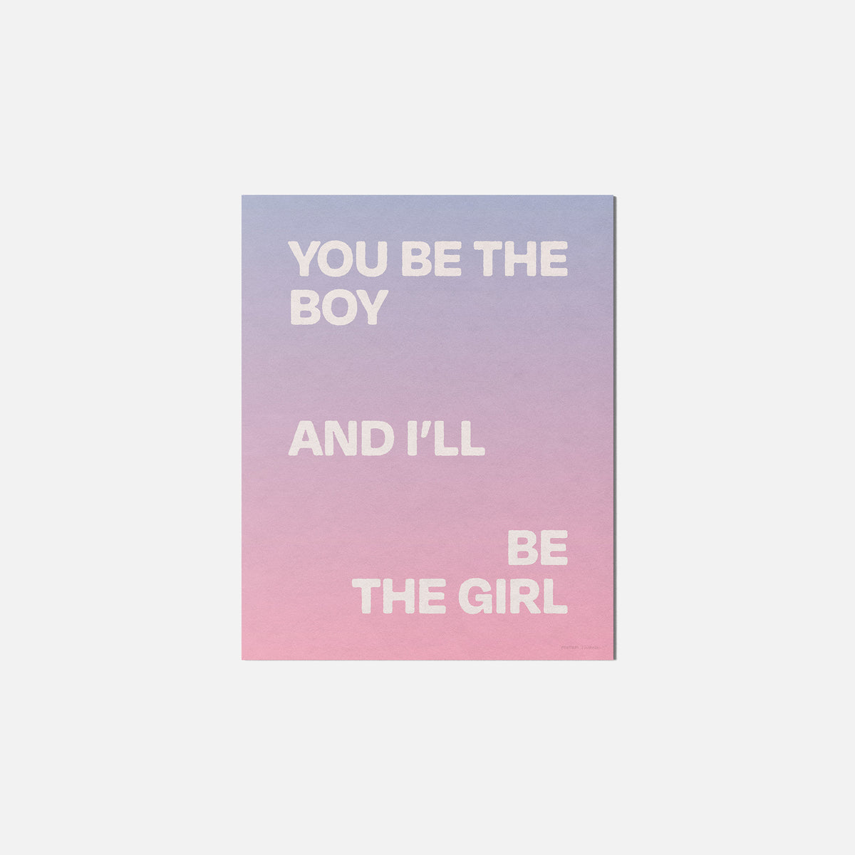 BOY PRINT