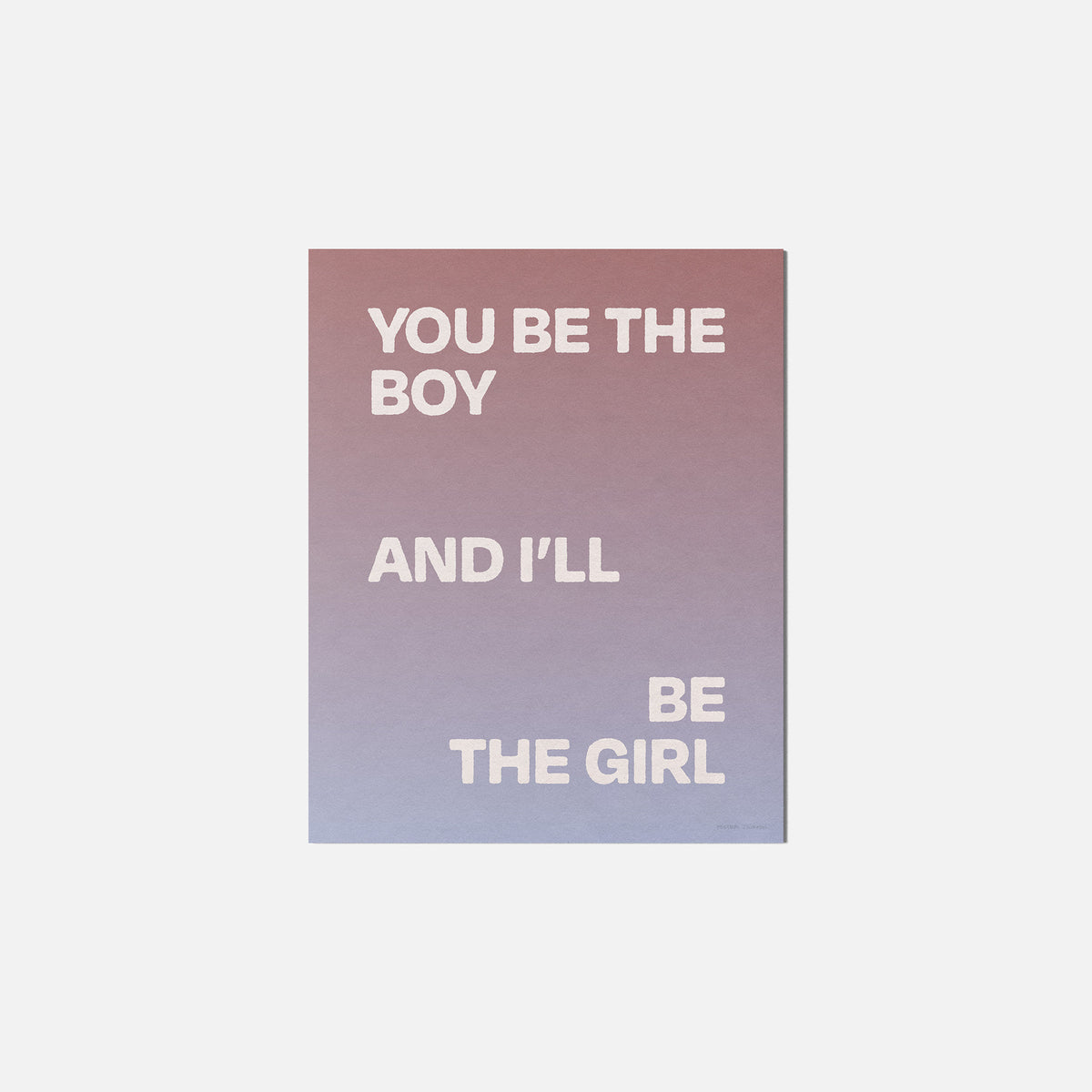 BOY PRINT