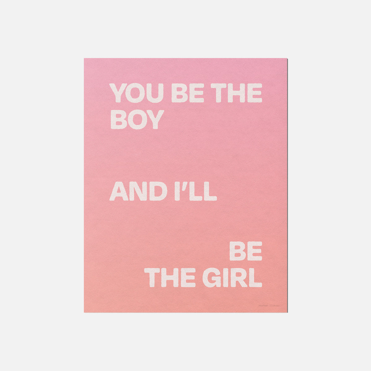 BOY PRINT