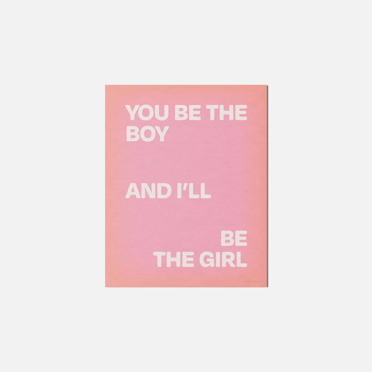 BOY PRINT