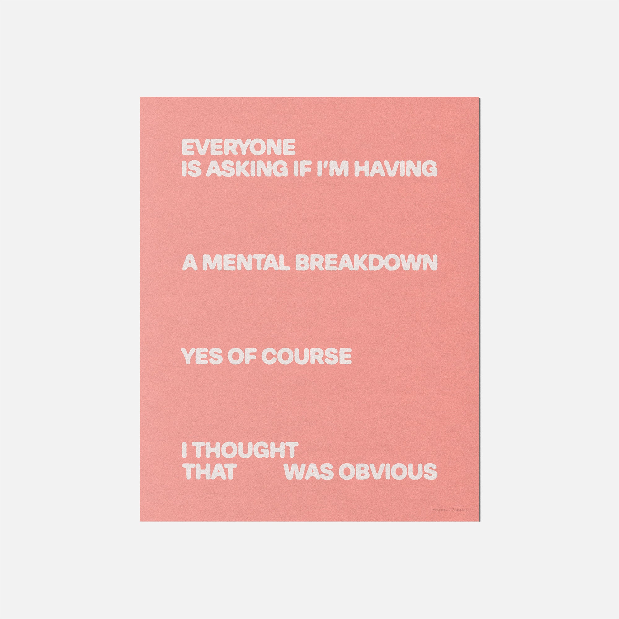 BREAKDOWN PRINT