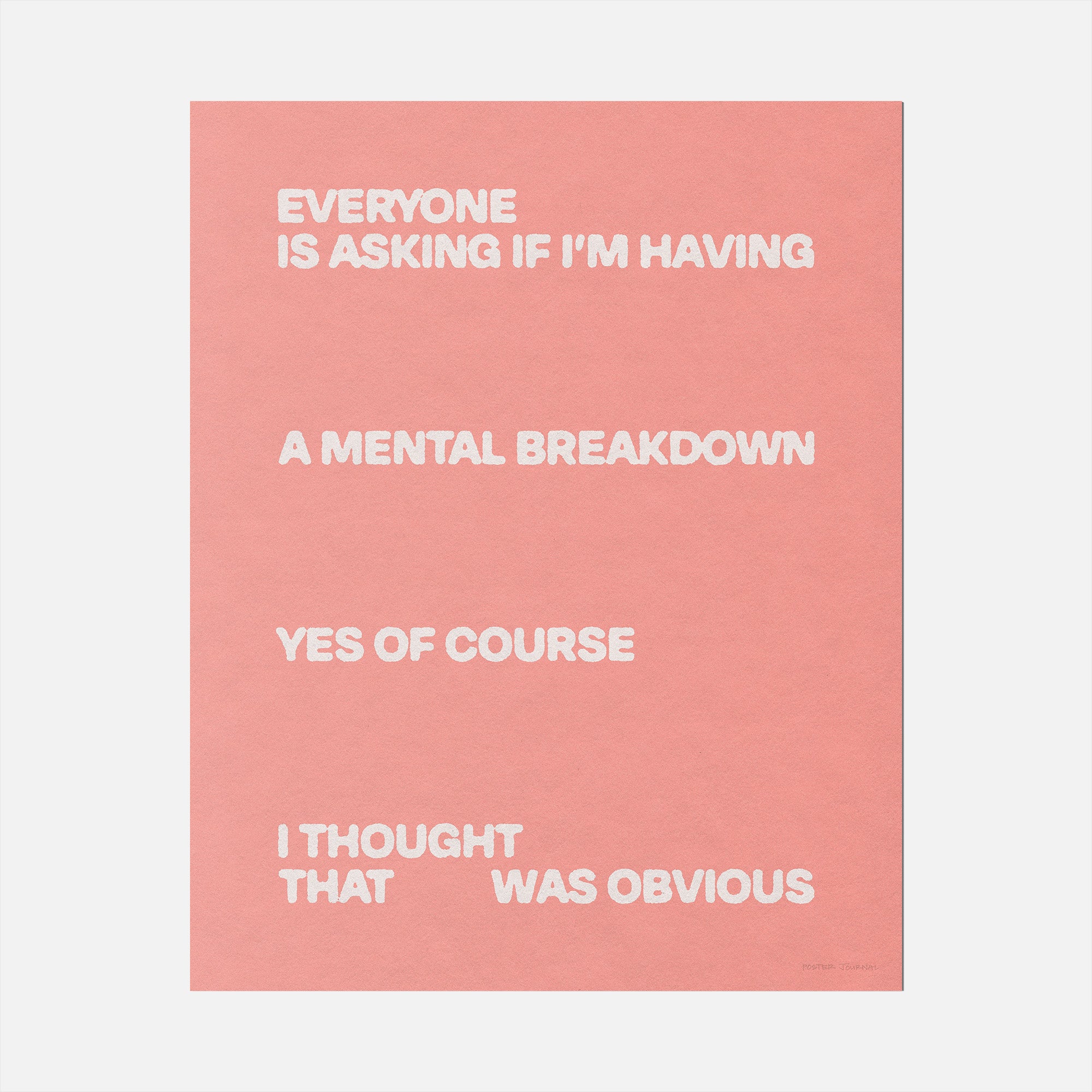 BREAKDOWN PRINT
