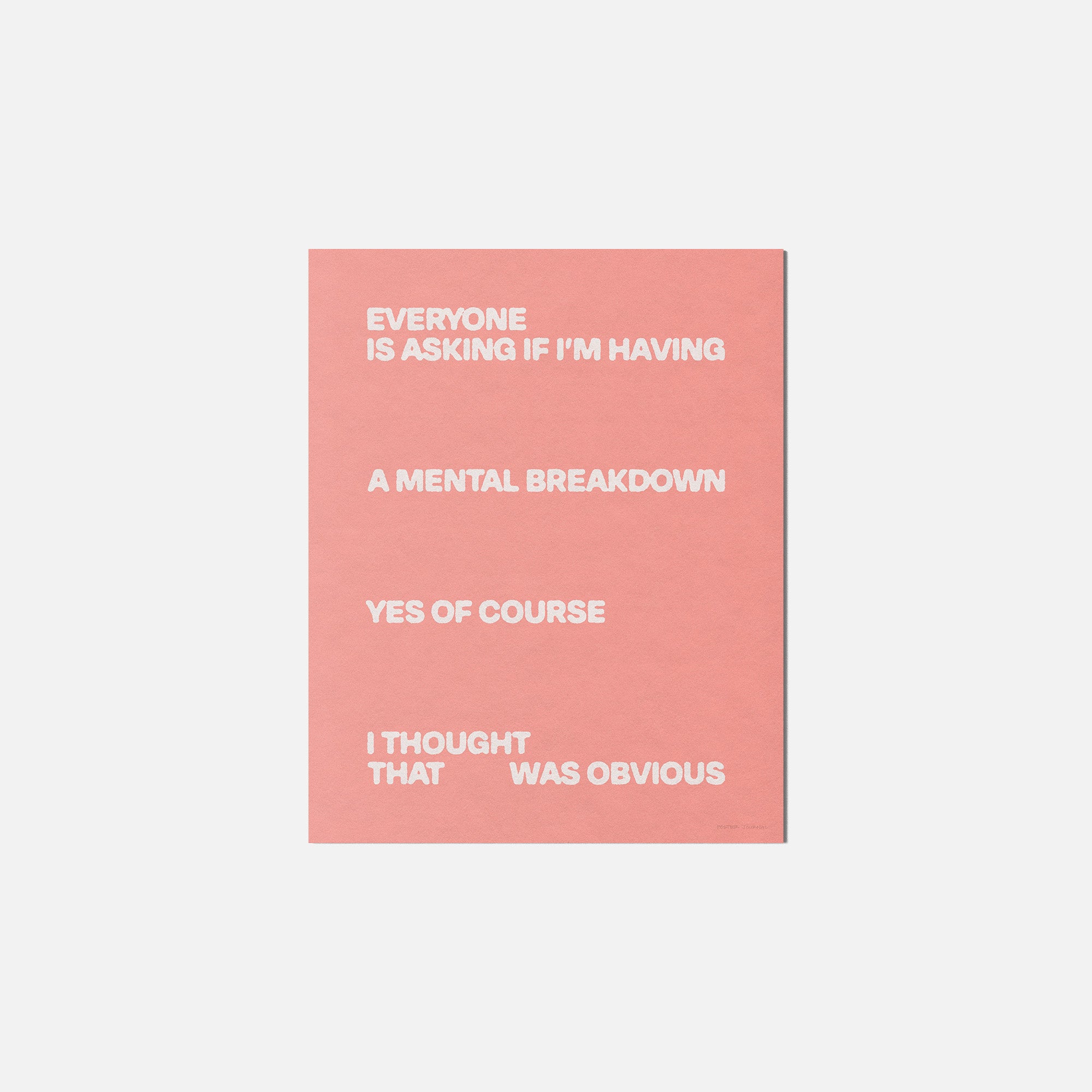 BREAKDOWN PRINT