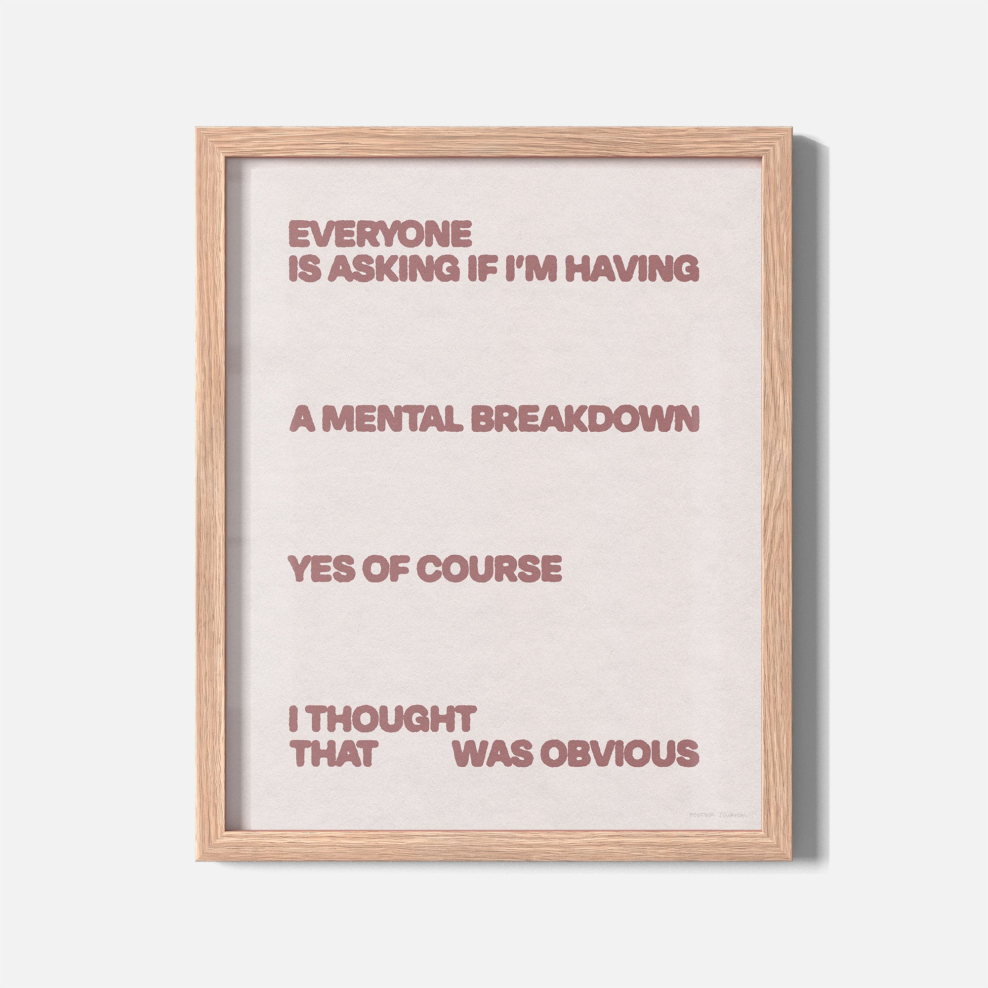 BREAKDOWN PRINT
