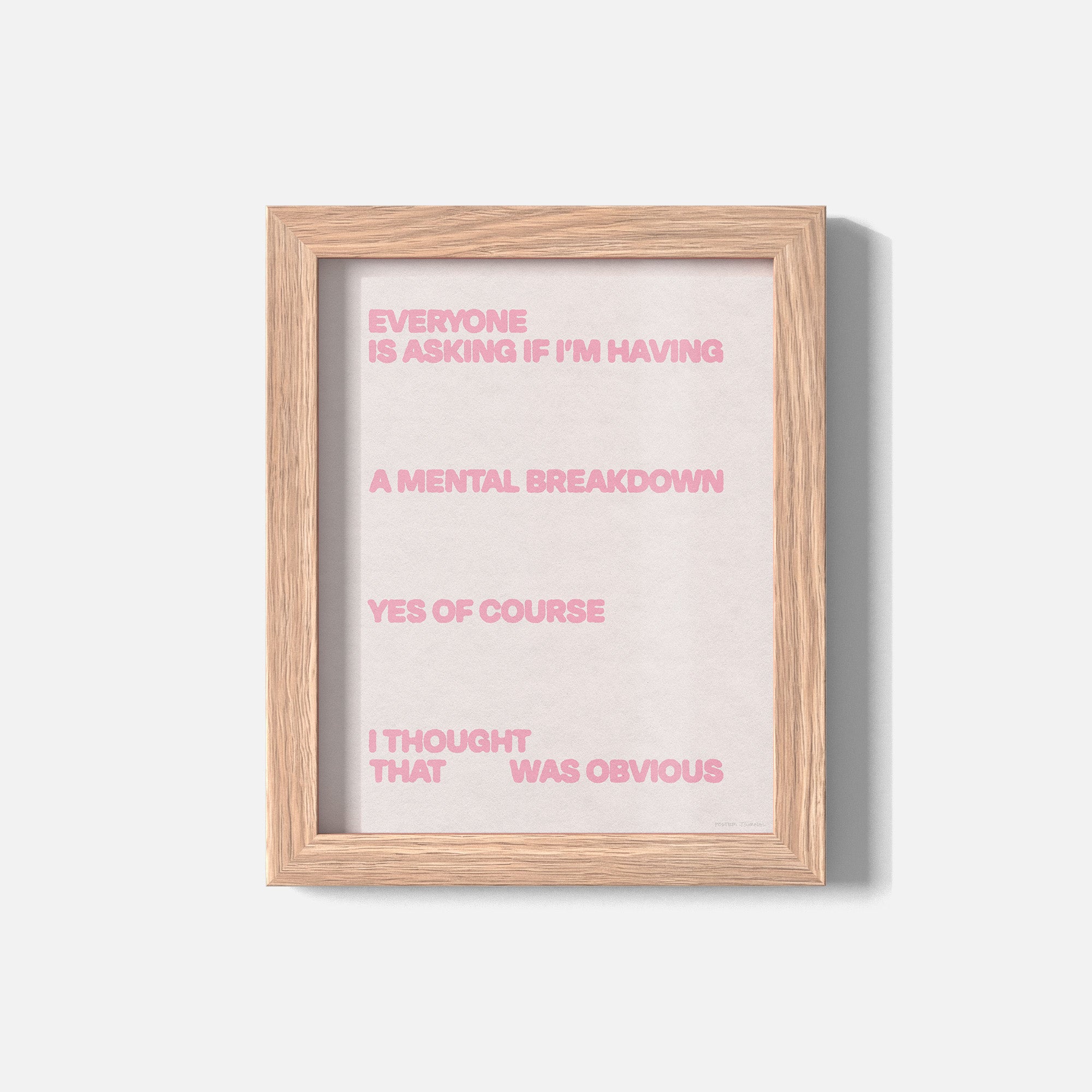 BREAKDOWN PRINT