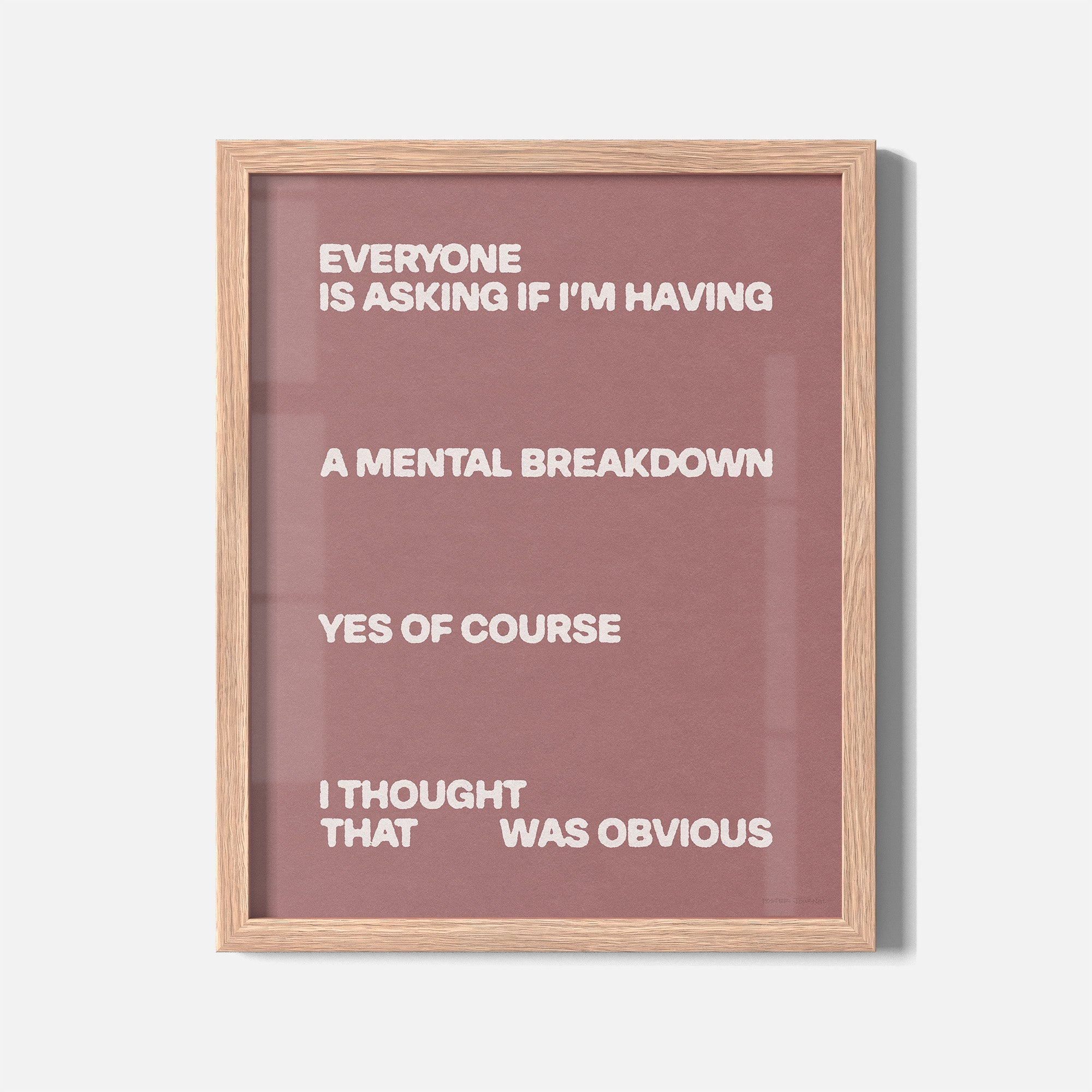 BREAKDOWN PRINT