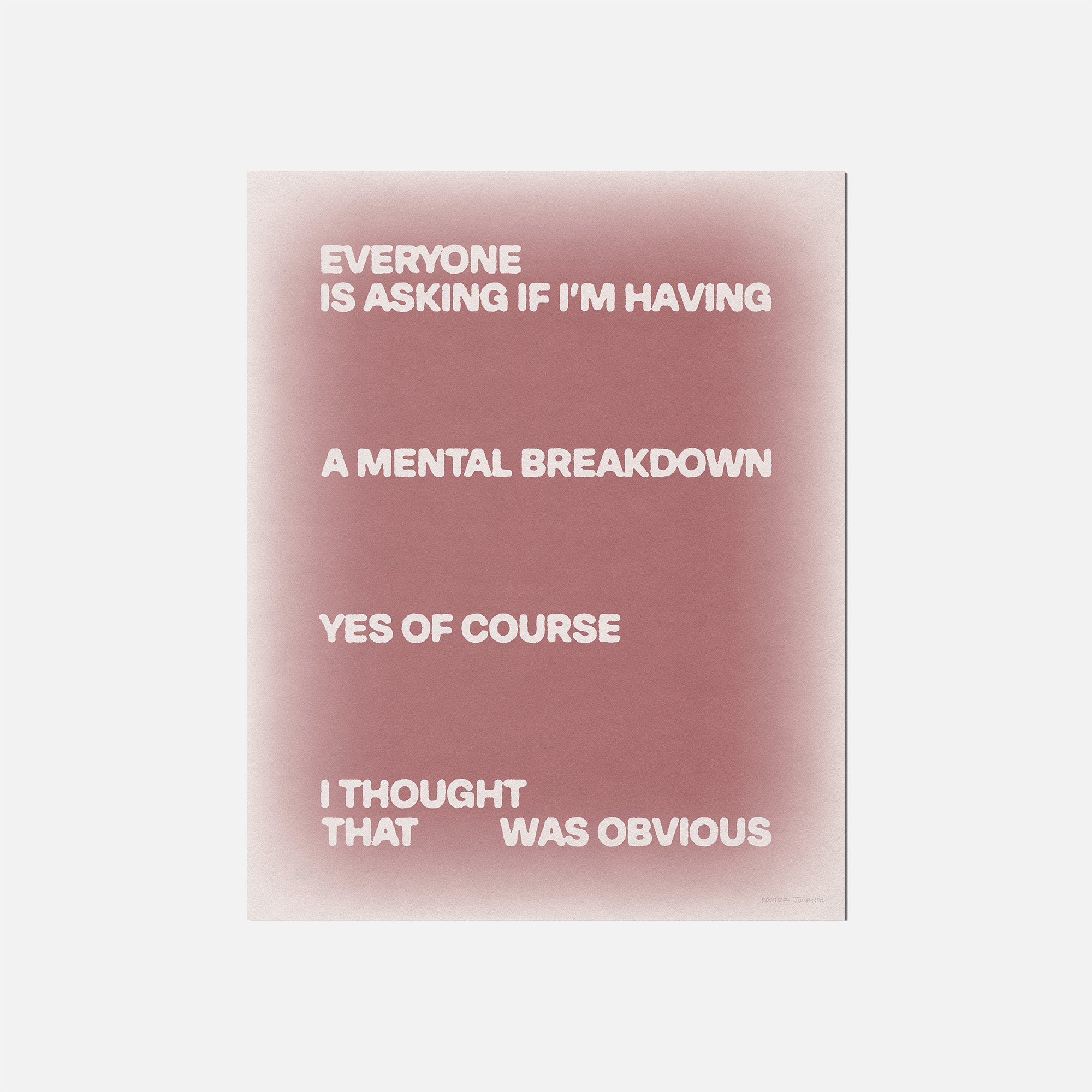 BREAKDOWN PRINT