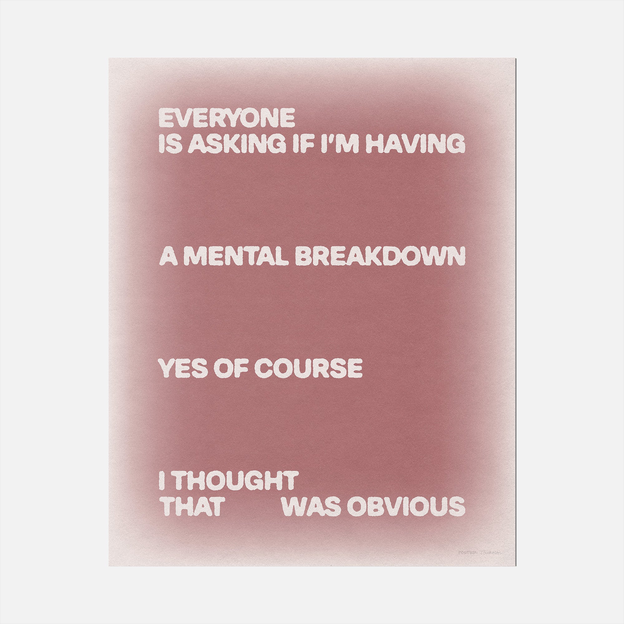 BREAKDOWN PRINT