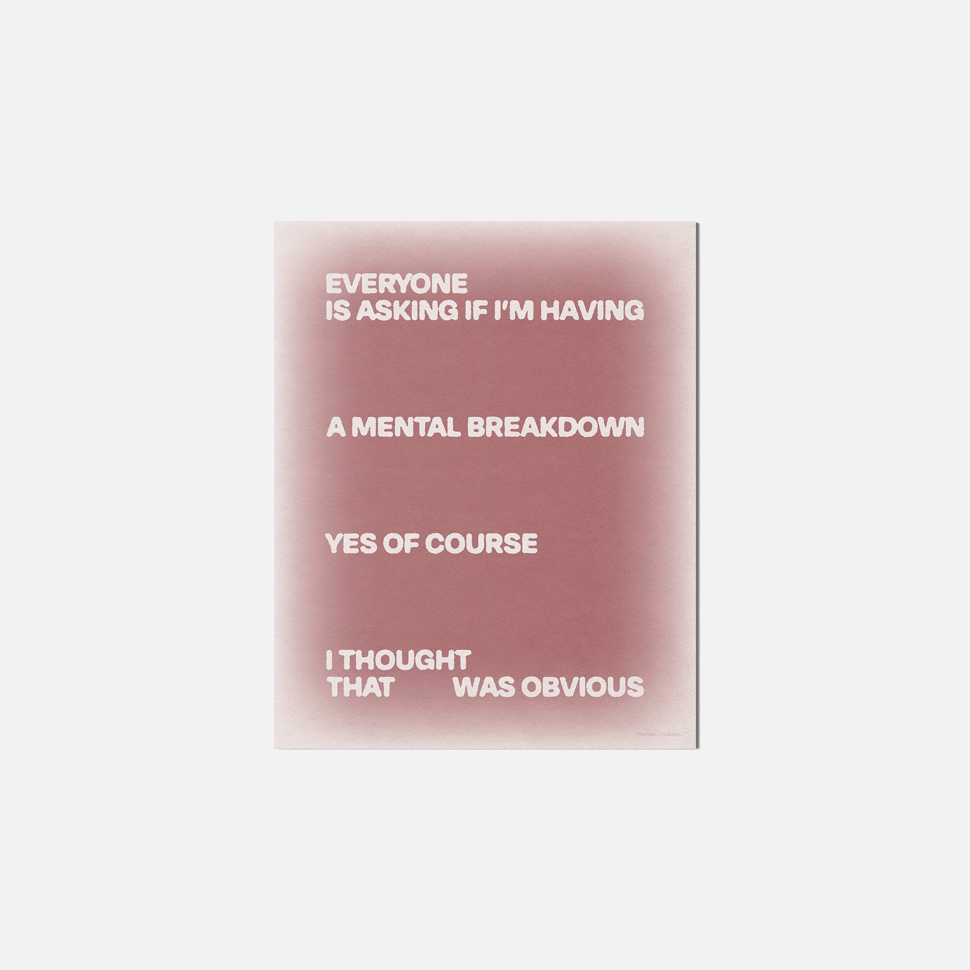 BREAKDOWN PRINT