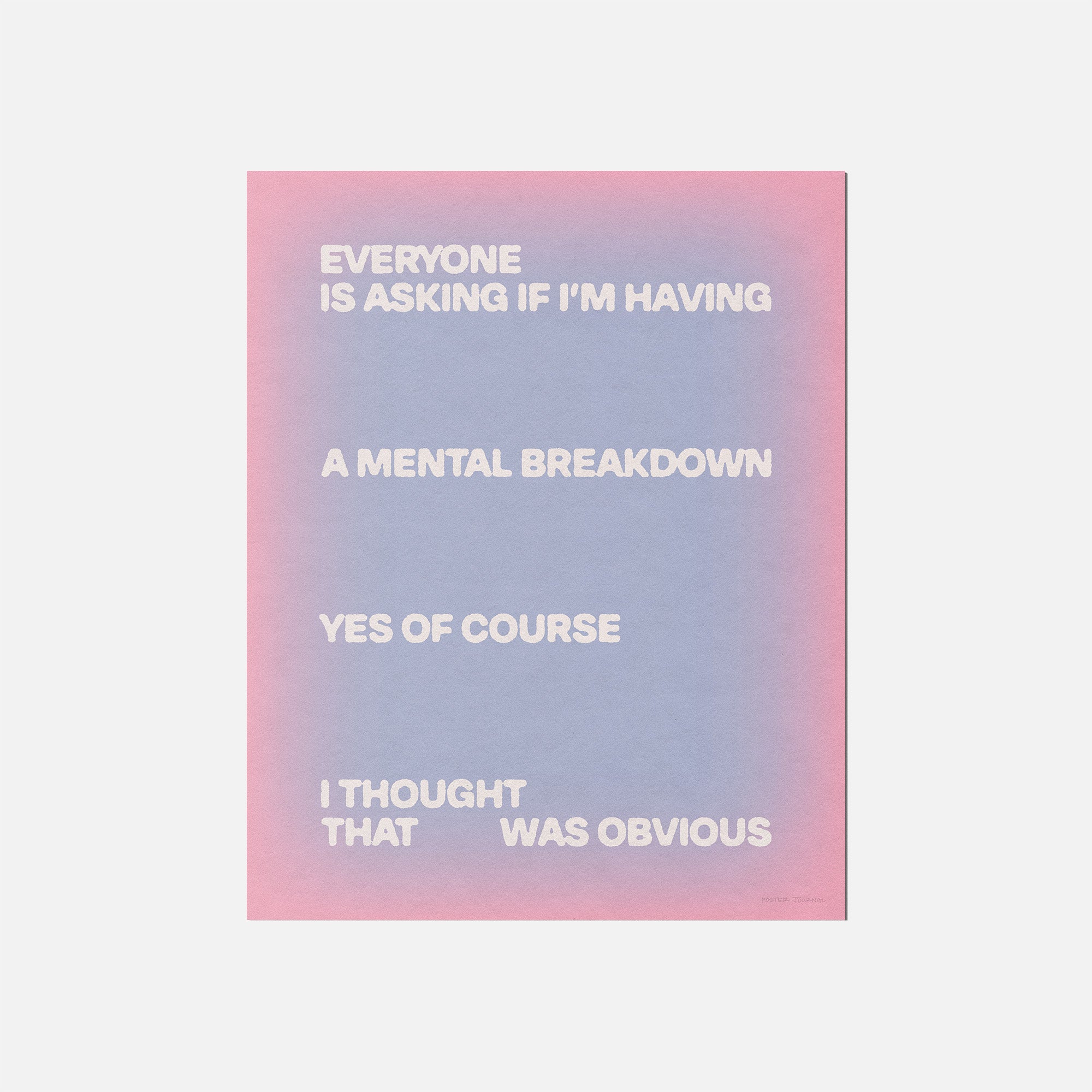 BREAKDOWN PRINT