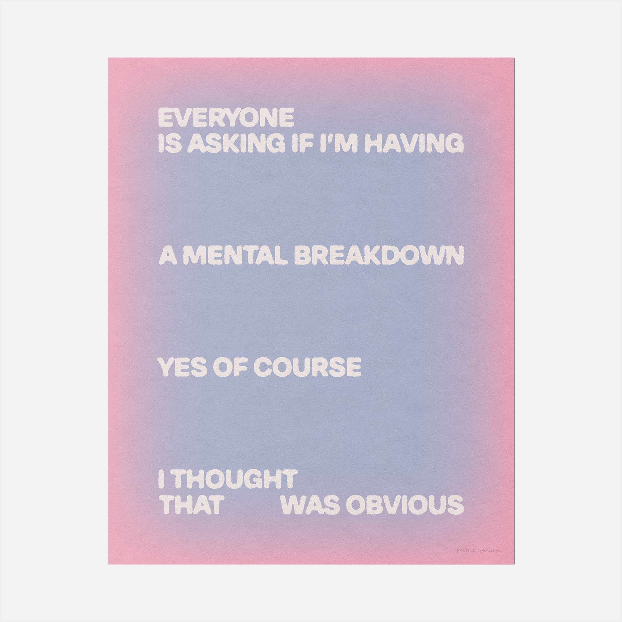 BREAKDOWN PRINT