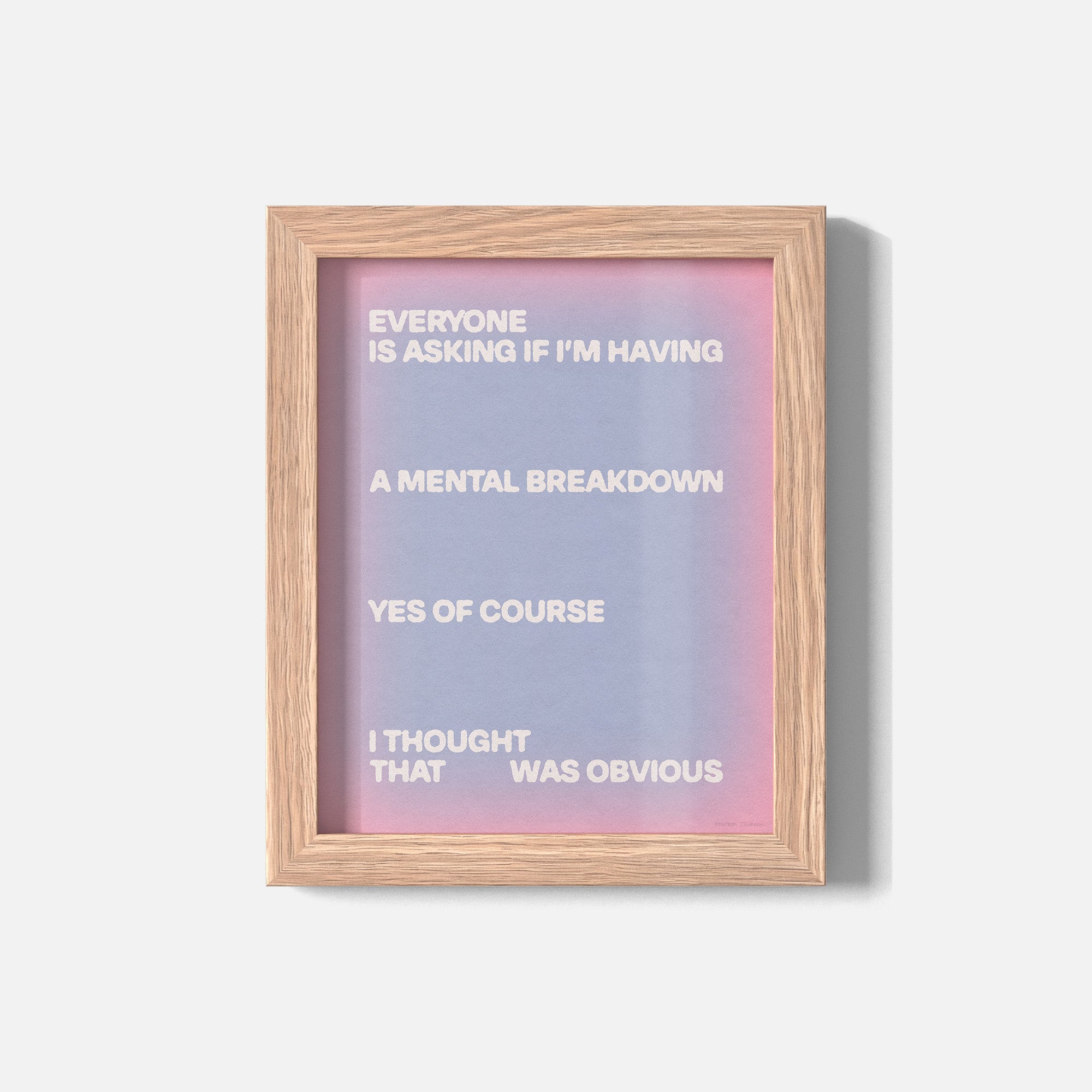 BREAKDOWN PRINT