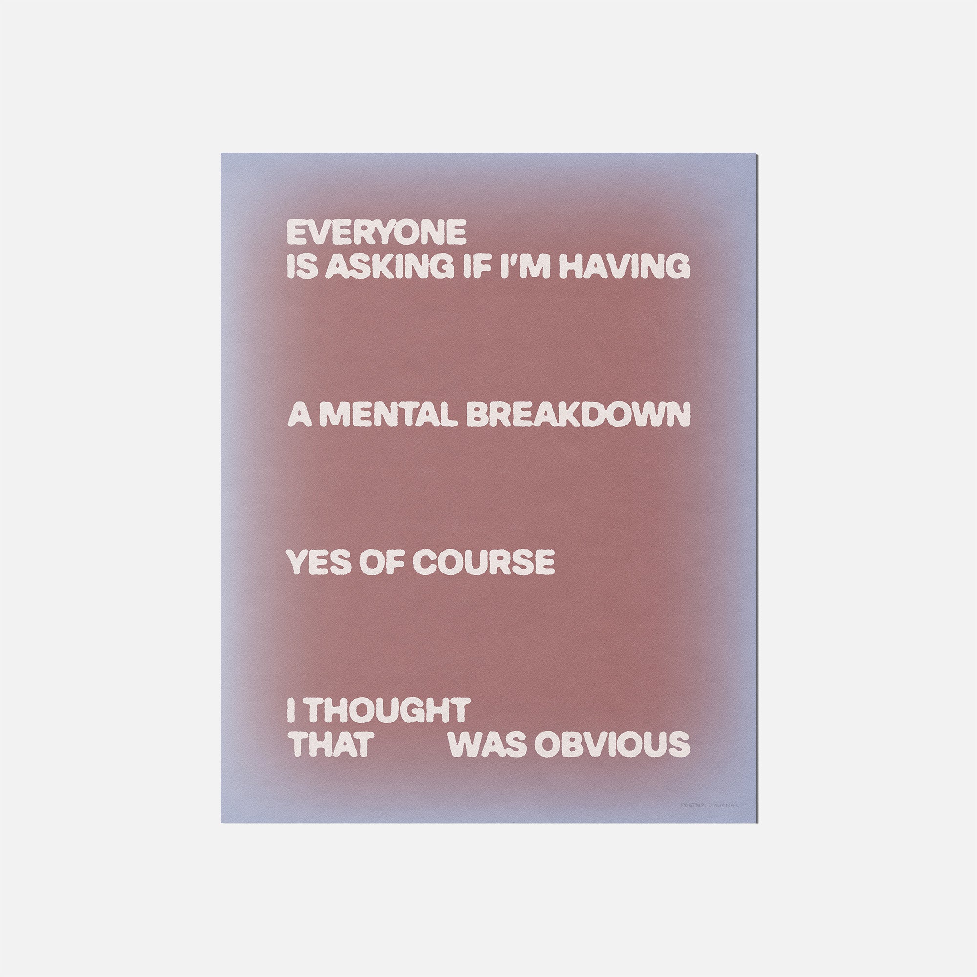BREAKDOWN PRINT