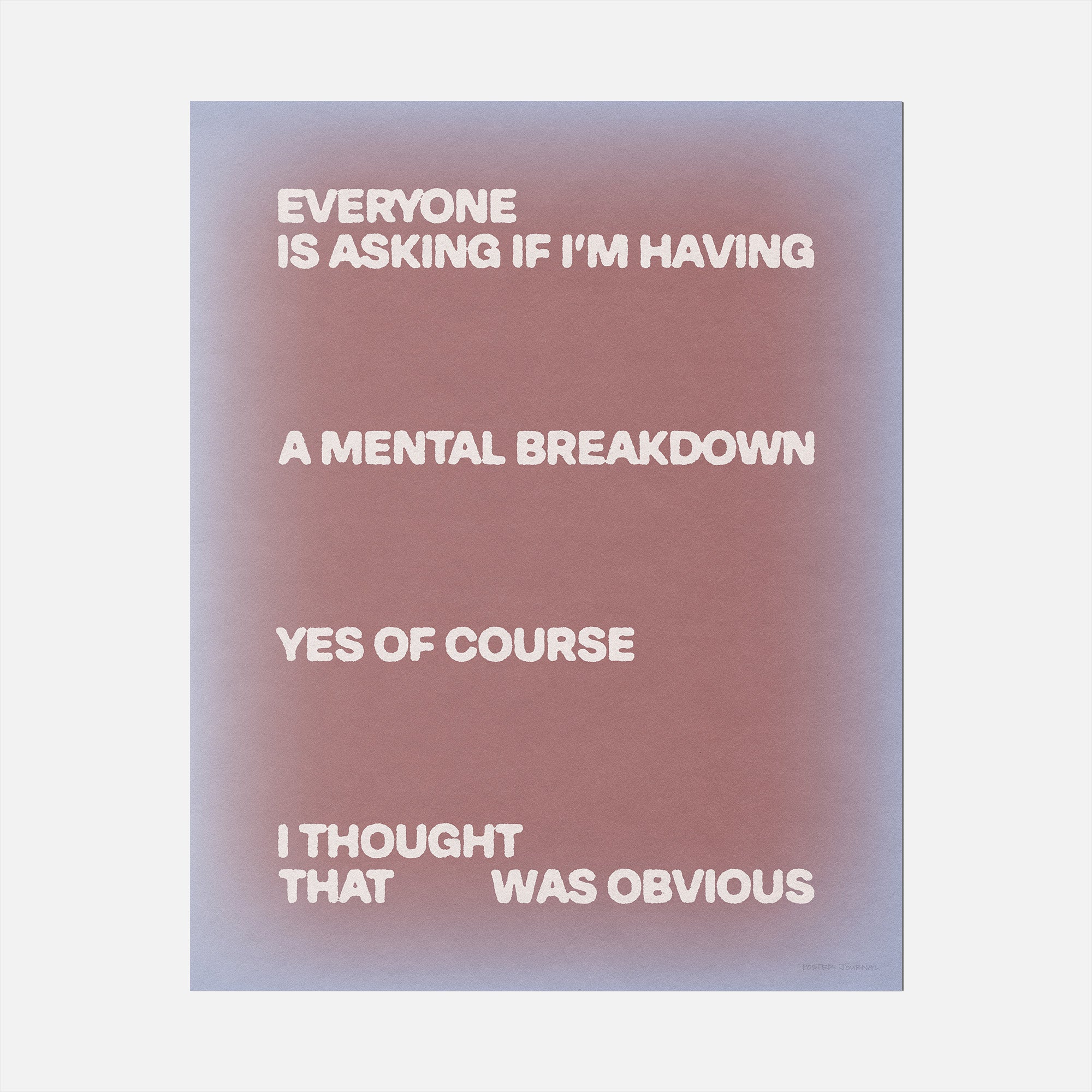BREAKDOWN PRINT