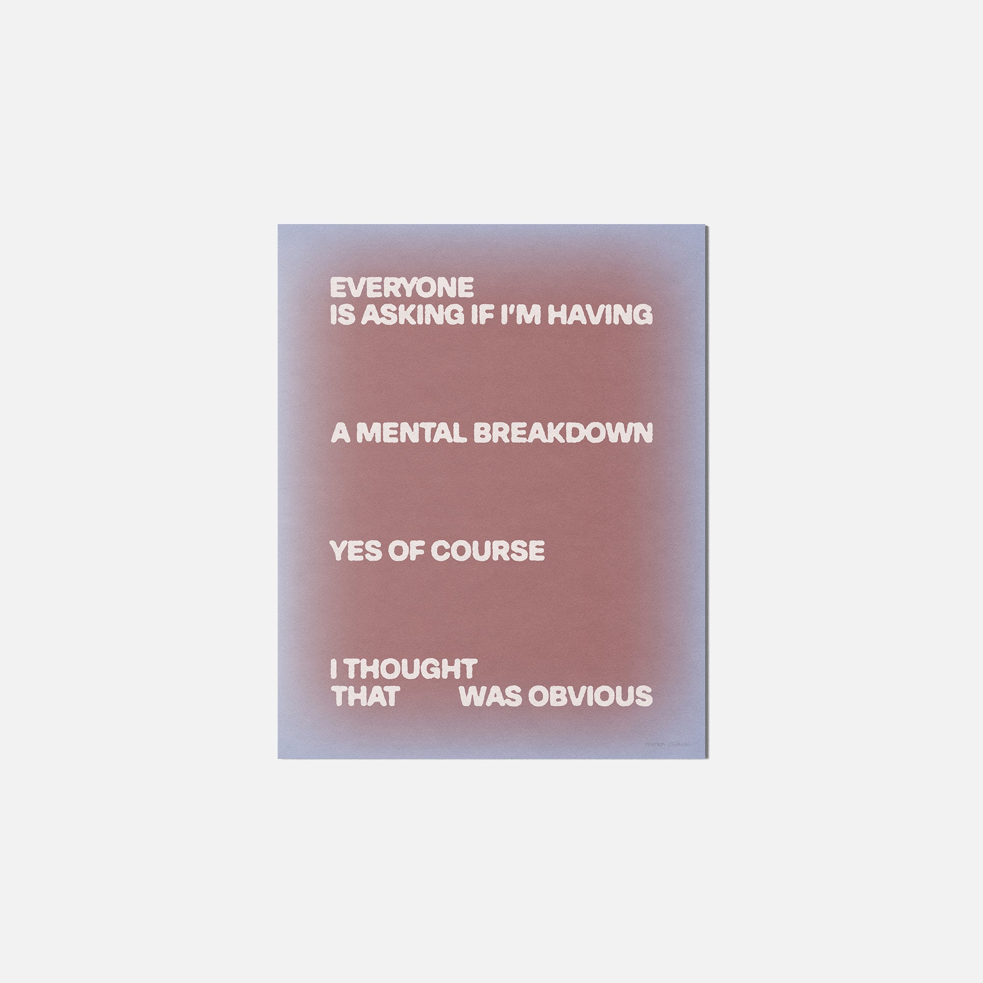 BREAKDOWN PRINT
