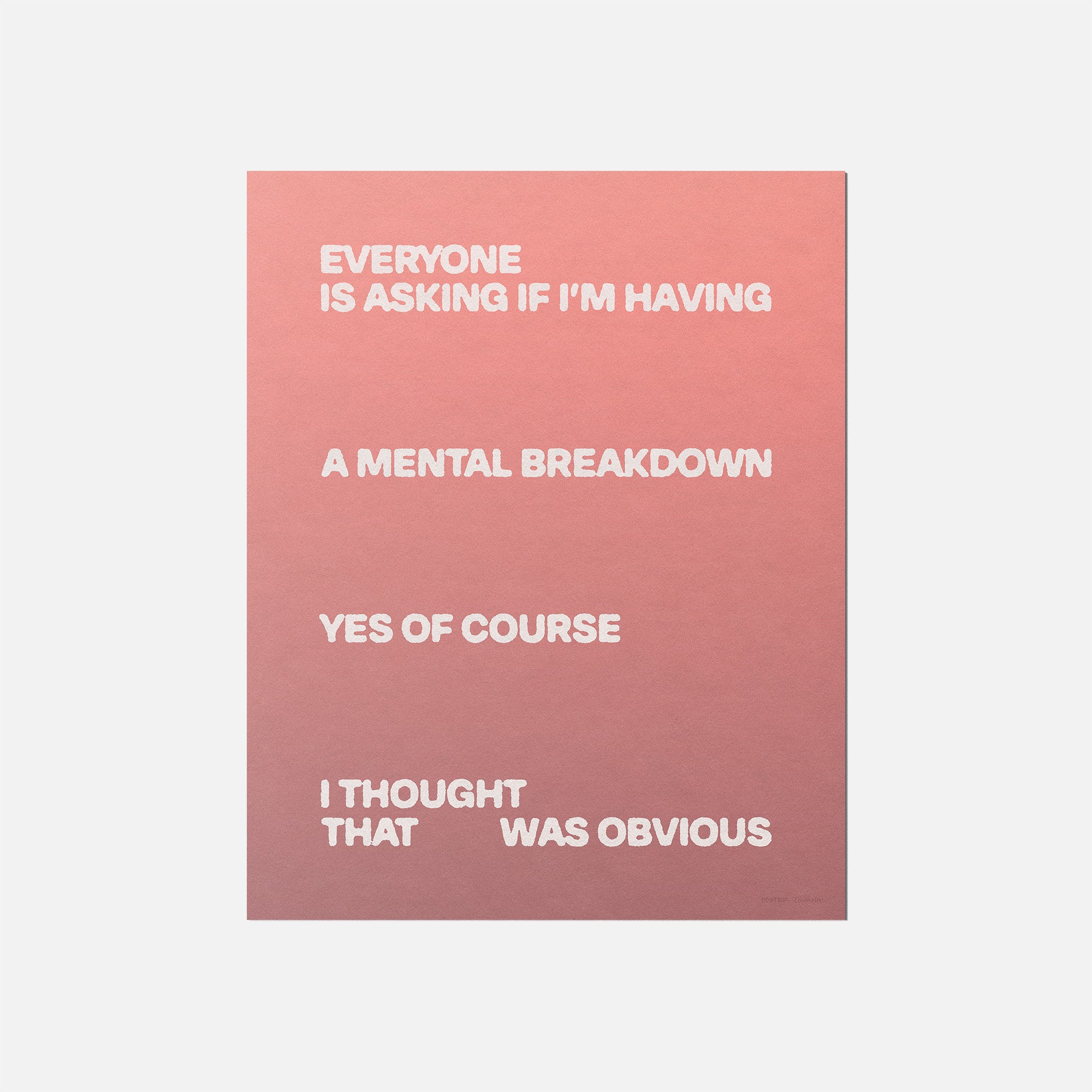 BREAKDOWN PRINT