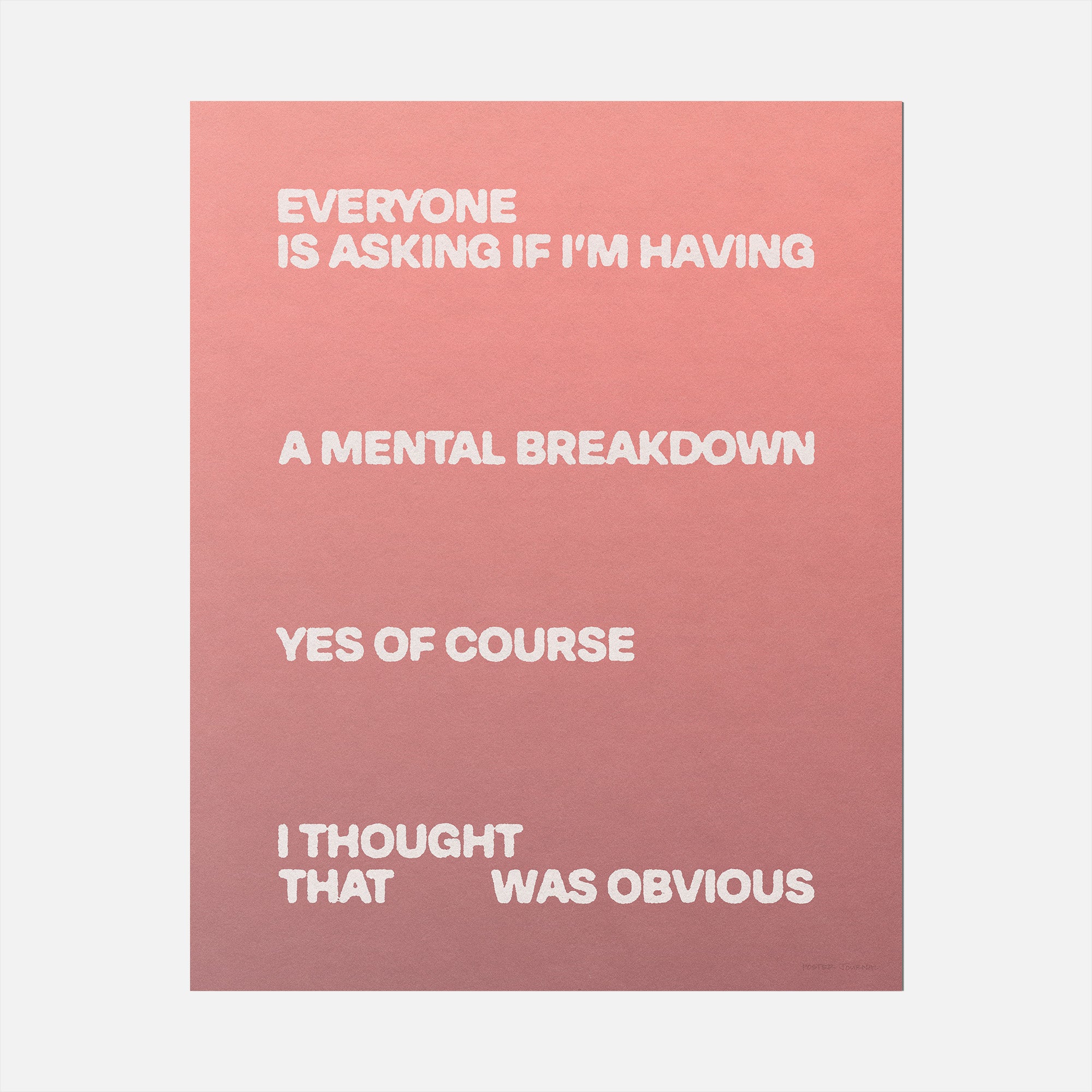 BREAKDOWN PRINT
