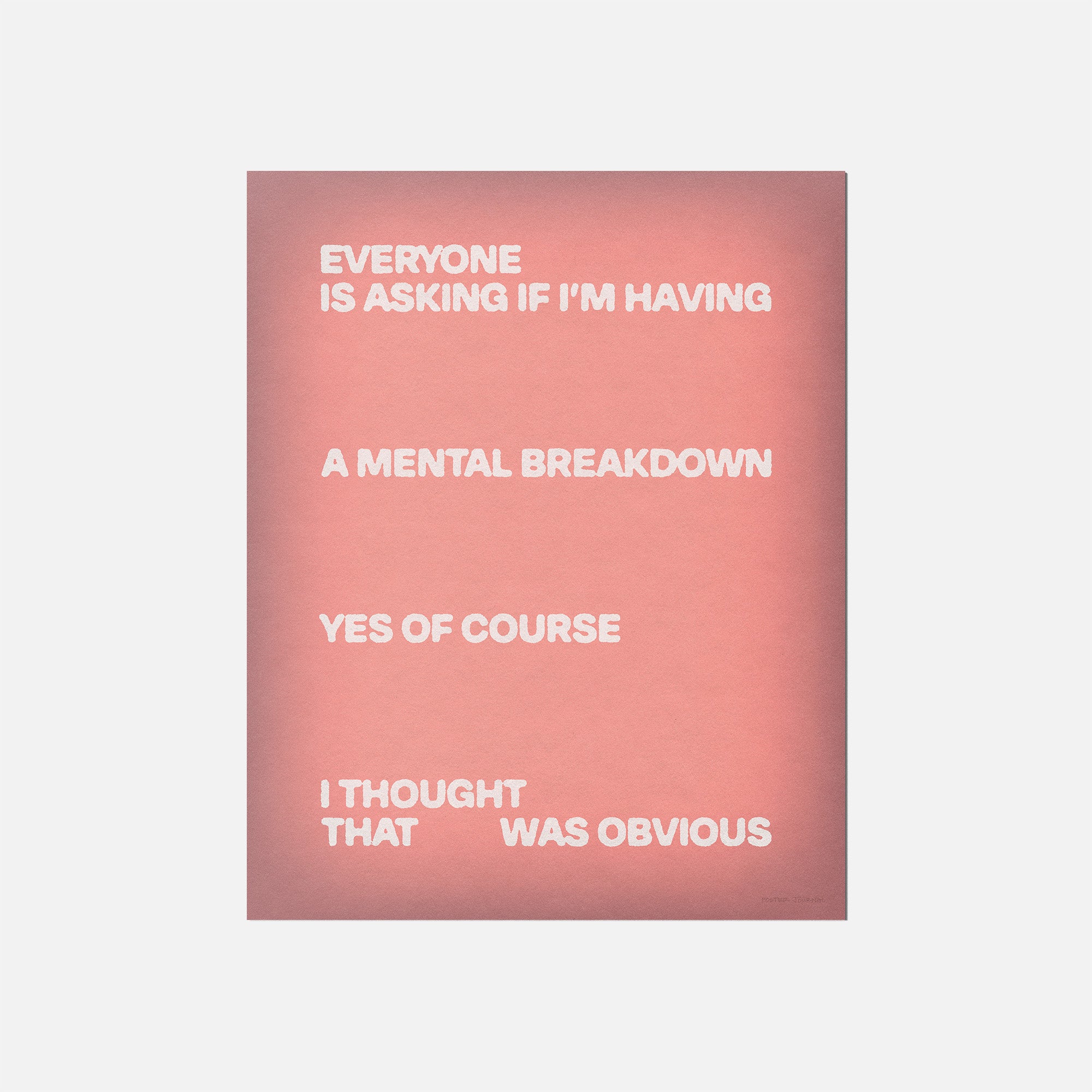 BREAKDOWN PRINT