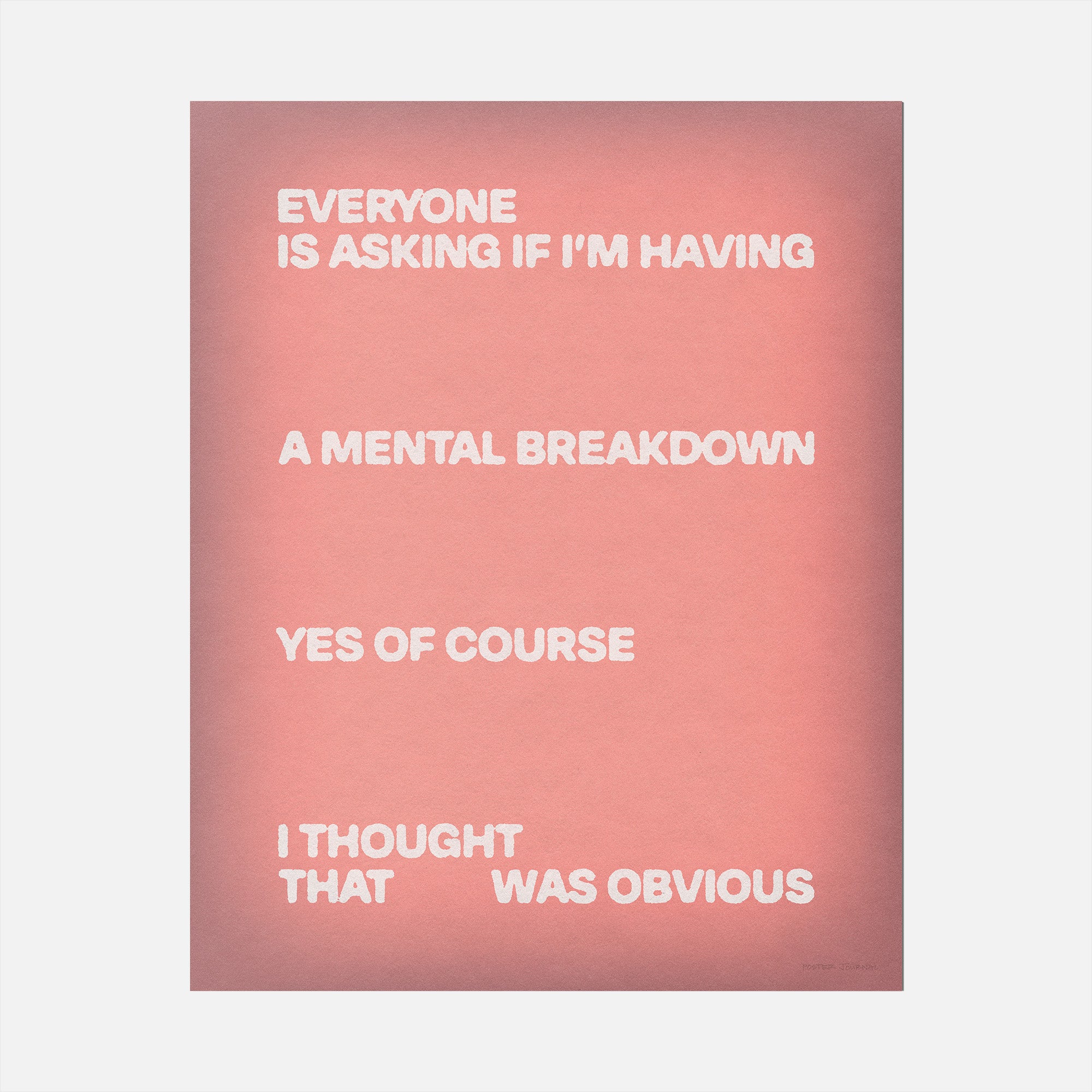BREAKDOWN PRINT