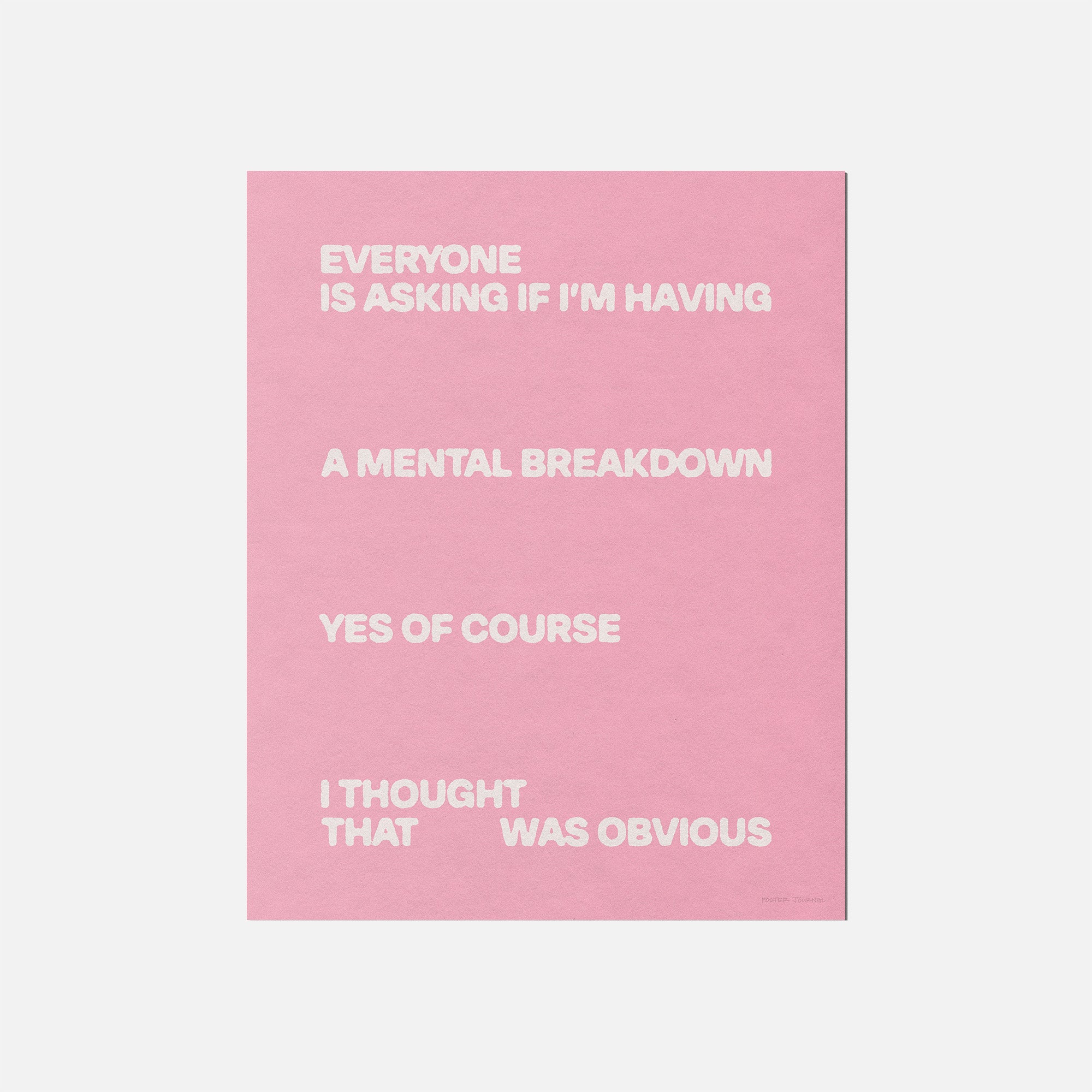 BREAKDOWN PRINT