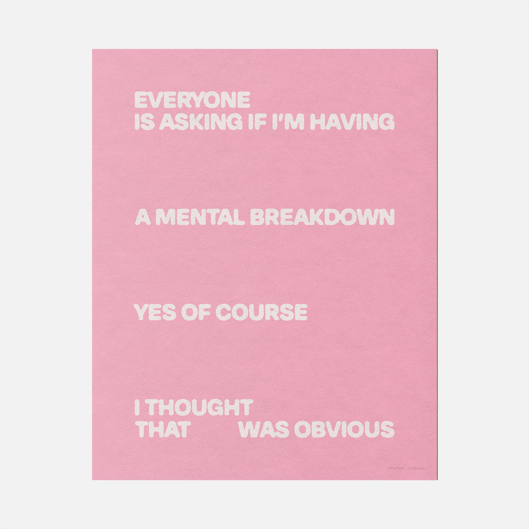 BREAKDOWN PRINT