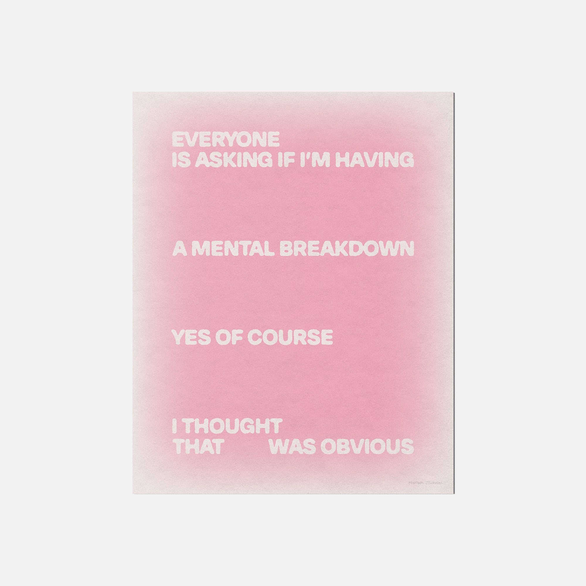 BREAKDOWN PRINT