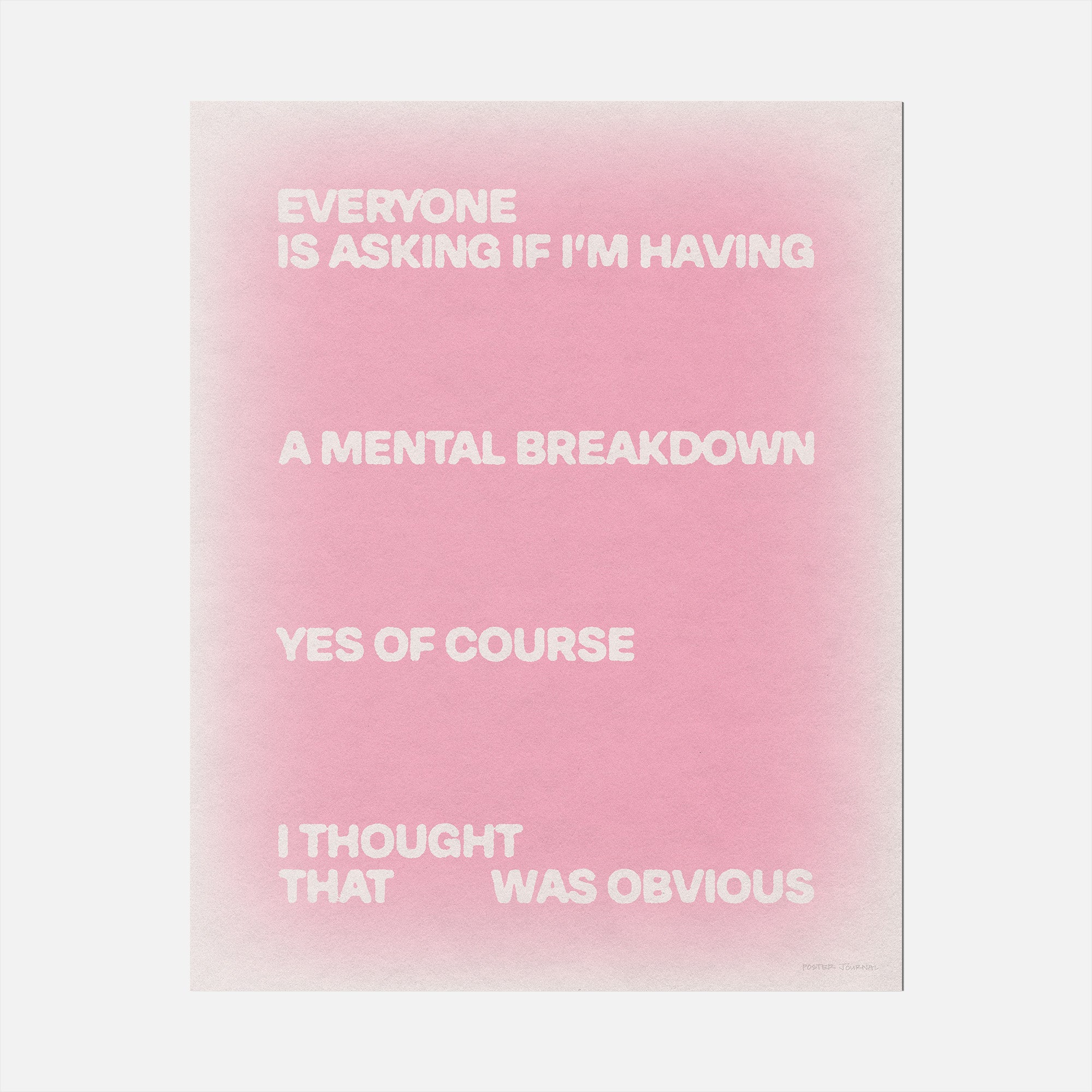 BREAKDOWN PRINT
